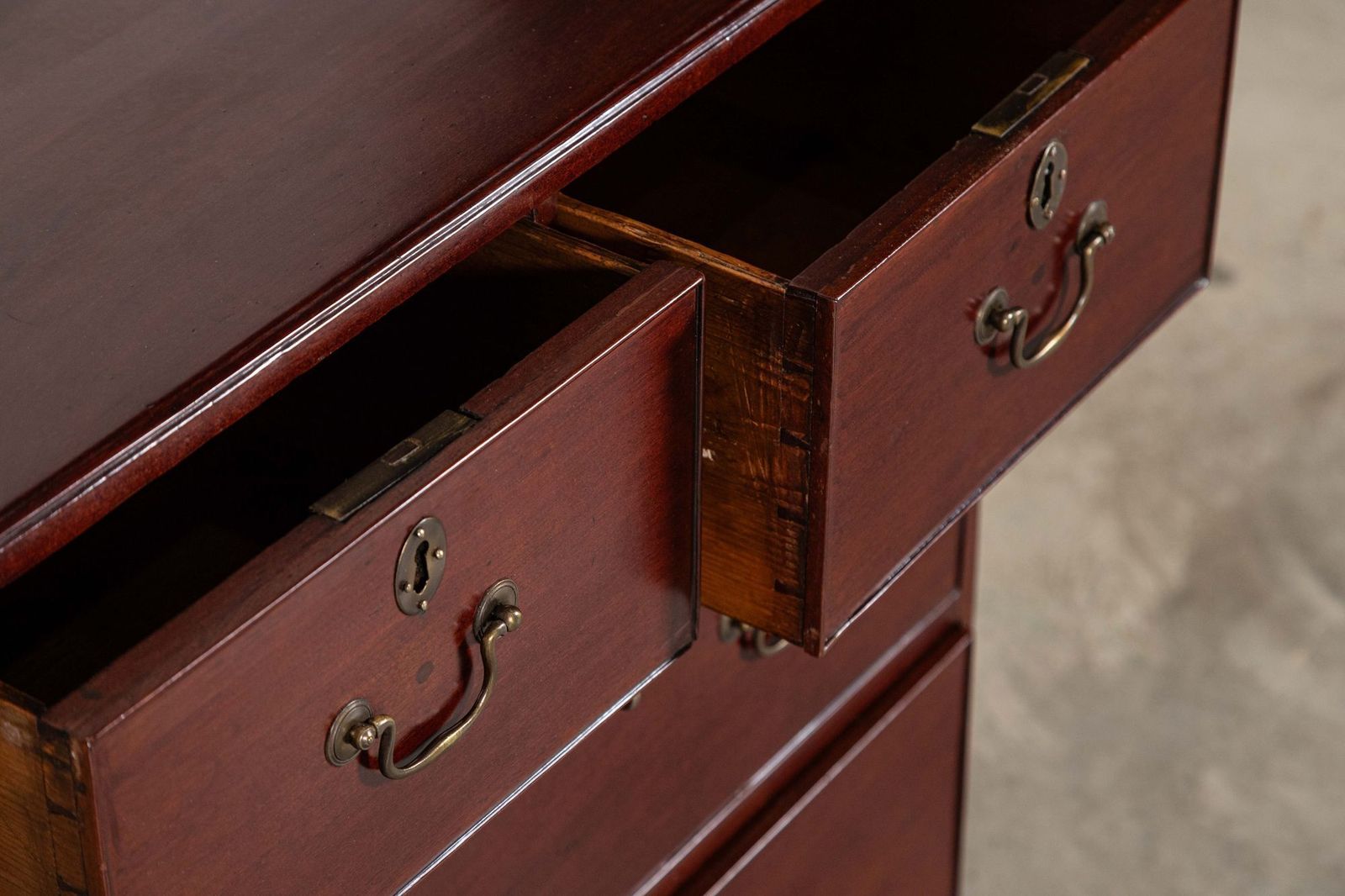 photo for sale George II Mahogany Chest Drawers