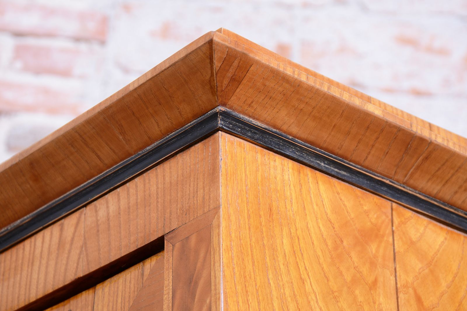 photo furniture Restored Biedermeier Small Cabinet, Ash, Spruce, Polish, Czech, 1830s