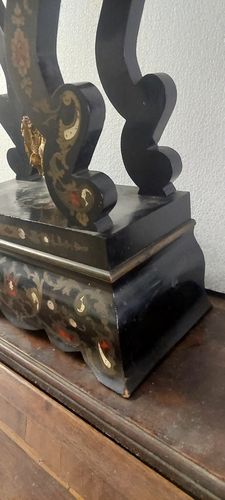 photo vinterior Important Napoleon III Clock With Temple Inlaid Gilded Bronze 19th Century