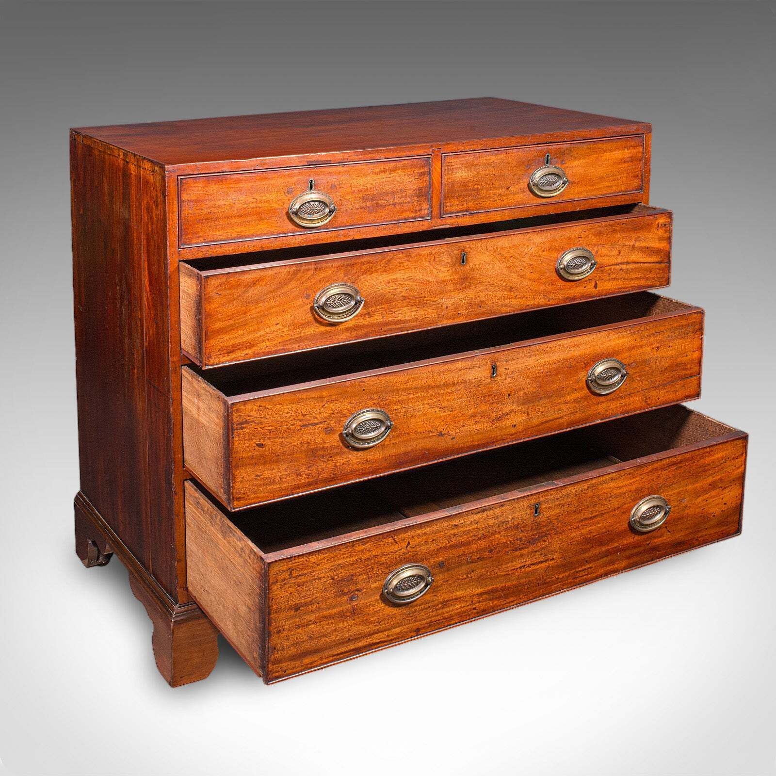 Antique Gentleman’s Tallboy, Chest Of Drawers, Country House, Georgian, C.1790 photo for sale