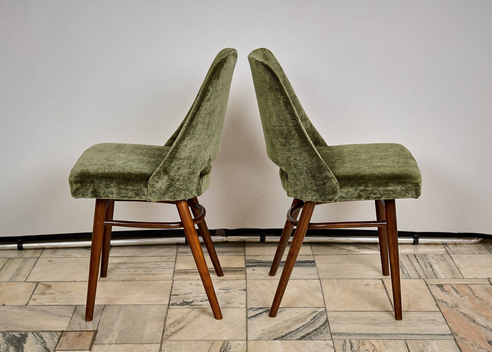photo for sale Set Of Four Chairs Designed By Radomir Hoffman, Ton Czechoslovakia, 1960s.