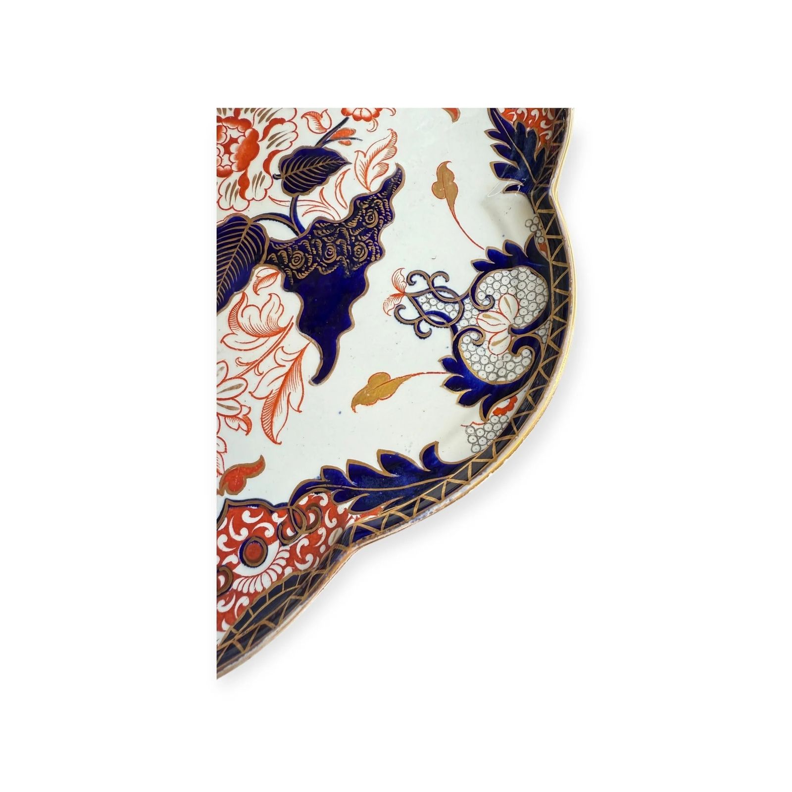 photo for sale Antique Samuel Alcock & Co. Revolving Dessert Stand Imari / Japan Pattern, C.1840–1855