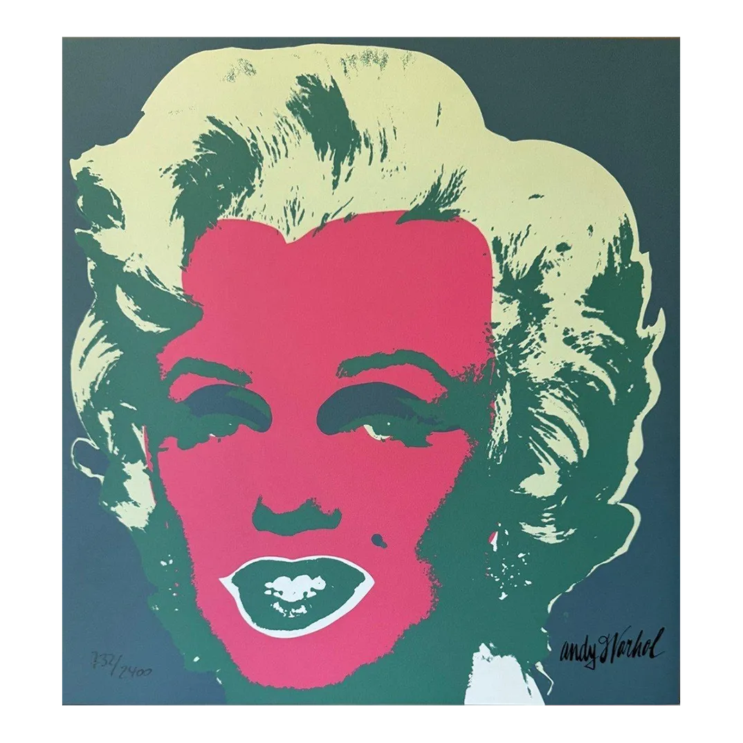 1986 Carnegie Museum Of Art After Andy Warhol "Pink   Hand Numbered" Lithograph