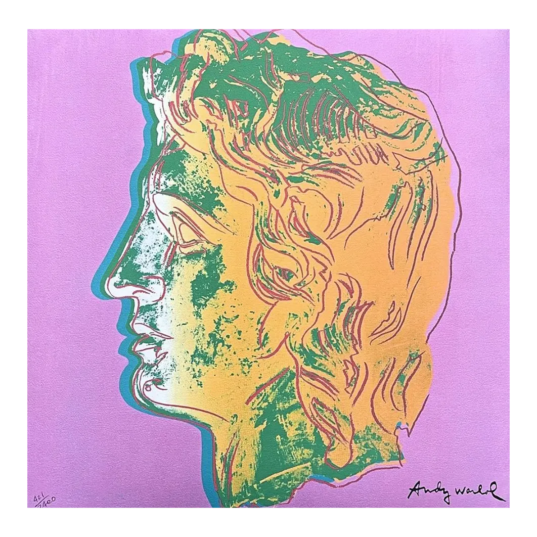 Andy Warhol, Alexander The Great Light Purple, 1986, Lithograph From The Carnegie Museum Of Art