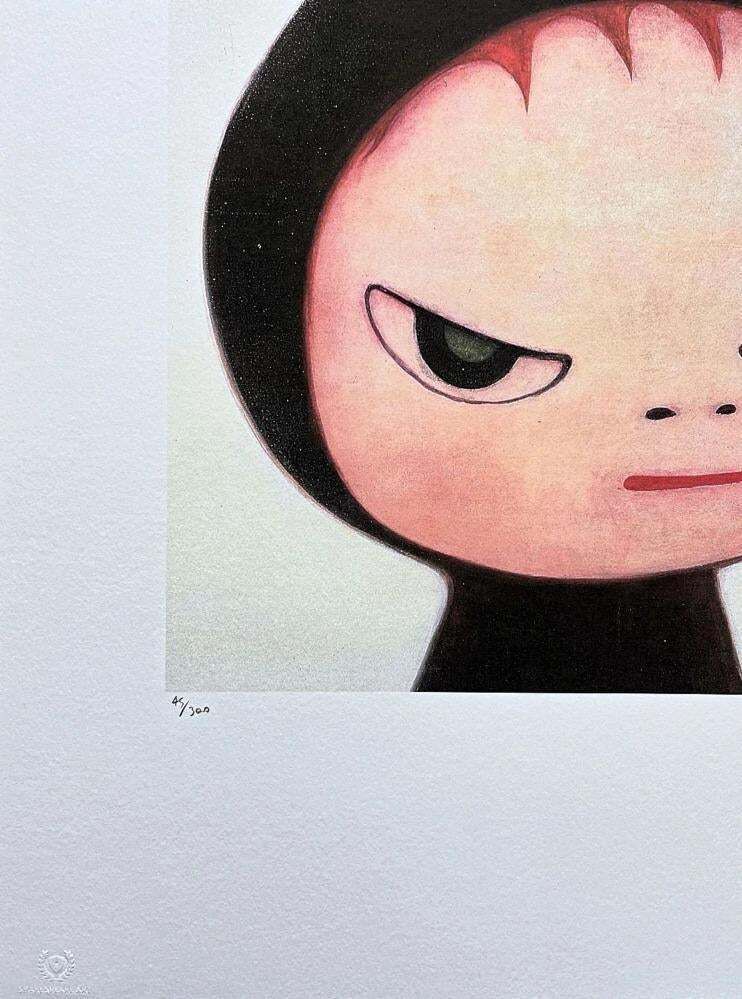 After Nara Yoshitomo, Nobody's Fool I, 1990s, Limited Edition Lithograph photo furniture