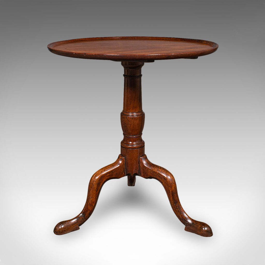 Small Antique Afternoon Tea Table, English, Side, Wine, Lamp, Georgian, C.1800 photo furniture
