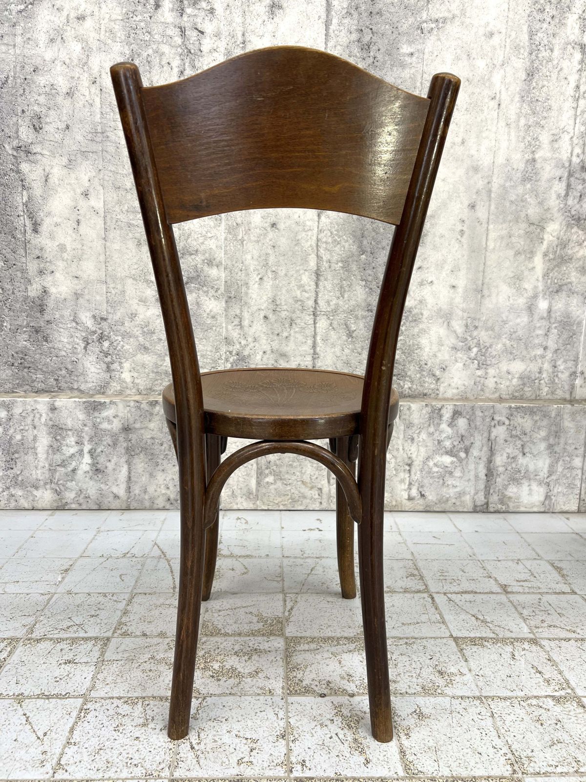 photo furniture A Pair Of Embossed Bentwood Bistro Chairs