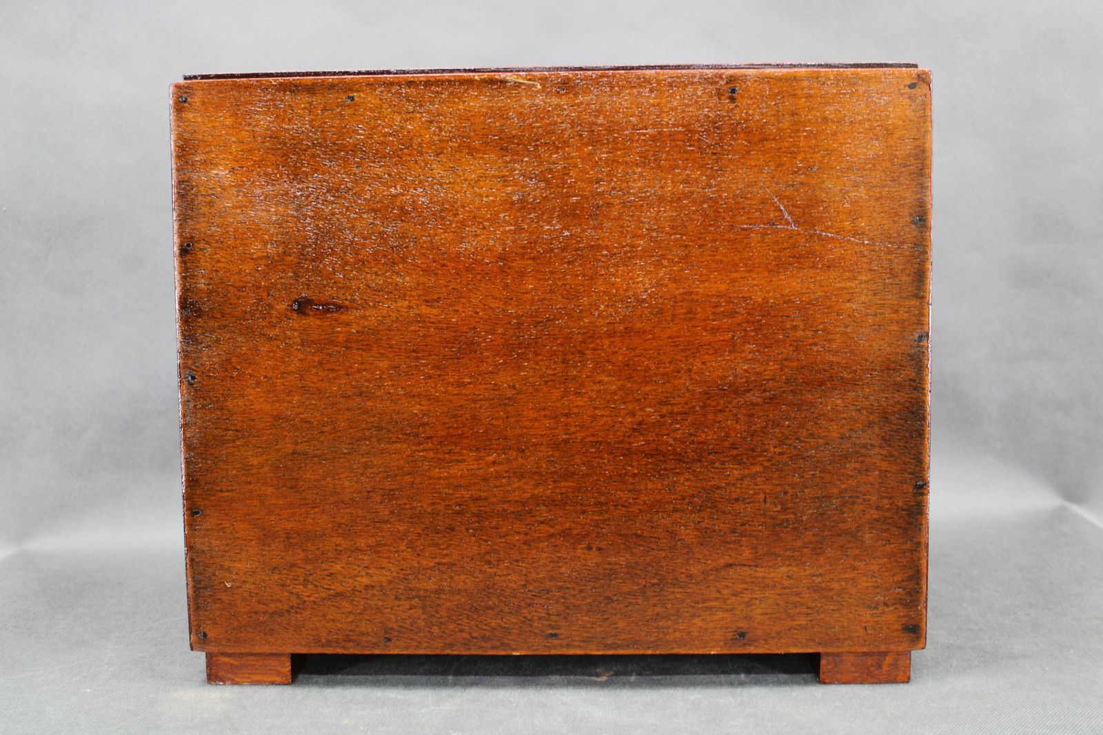 Furniture Art Deco Sliding Door Display Cabinet, Czechoslovakia, 1940s photo