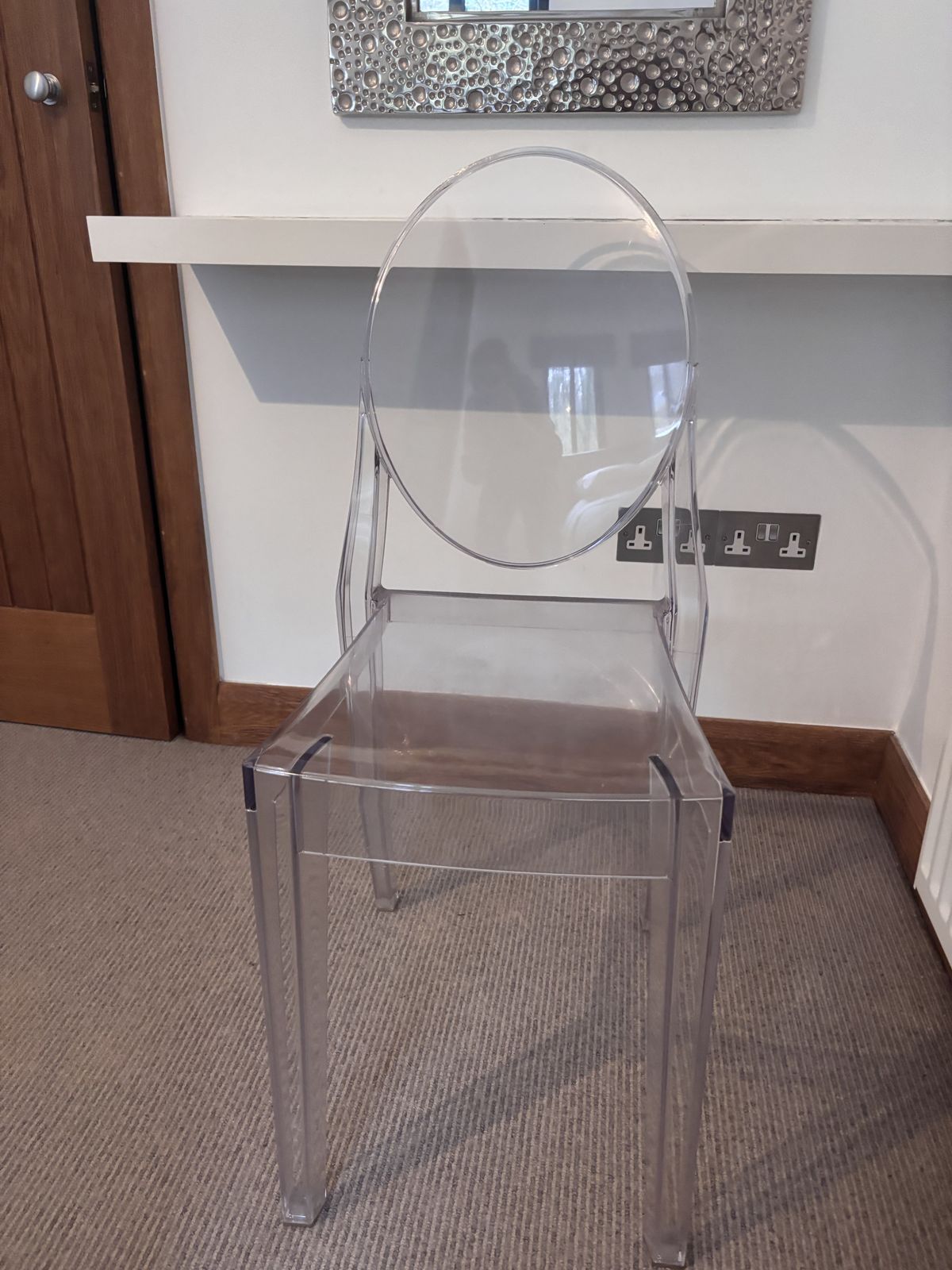 Kartell Victoria Ghost Dining Table/Dressing Tabke Chair Rrp£194+
