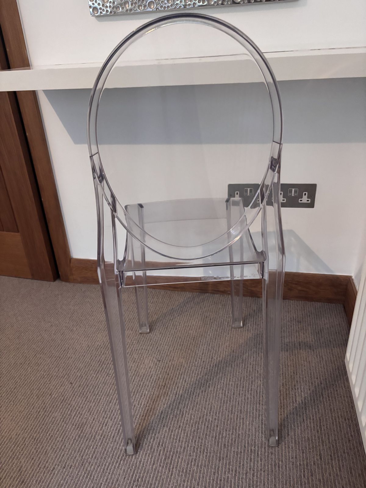 photo furniture Kartell Victoria Ghost Dining Table/Dressing Tabke Chair Rrp£194+