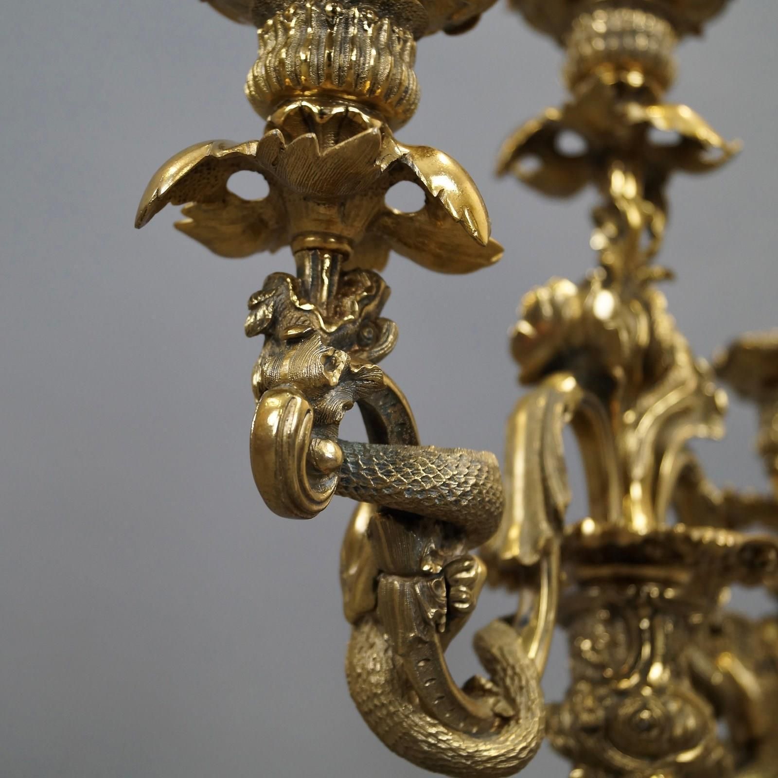 A Superb Pair Of Ormolu Candelabra photo vinterior