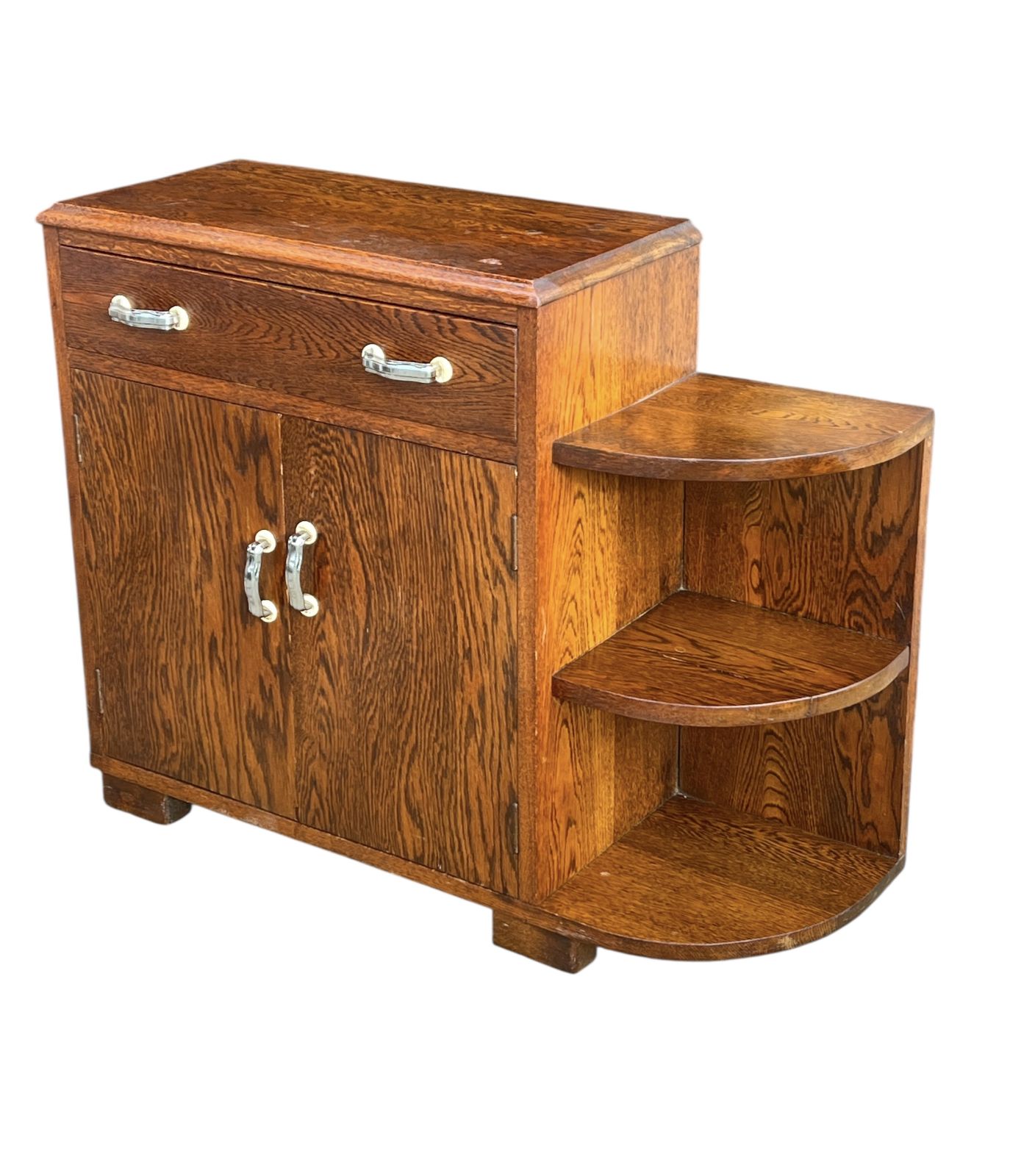 Art Deco Side Cupboard By Brightwell England photo vintage