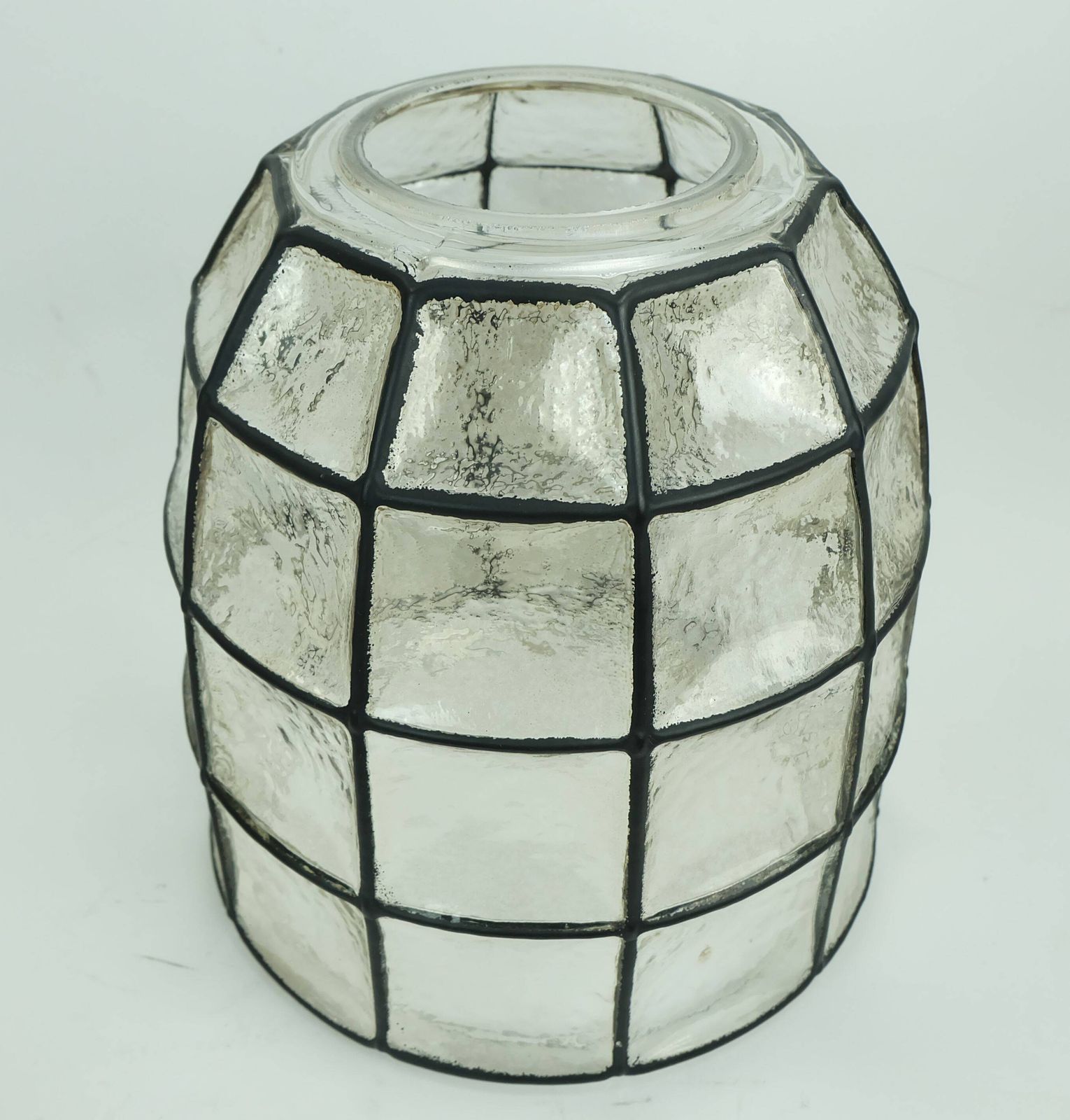 photo for sale Glashütte Limbourg Hanging Lamp, 1960s 1970s, Glass Pendant Light, Model 4184