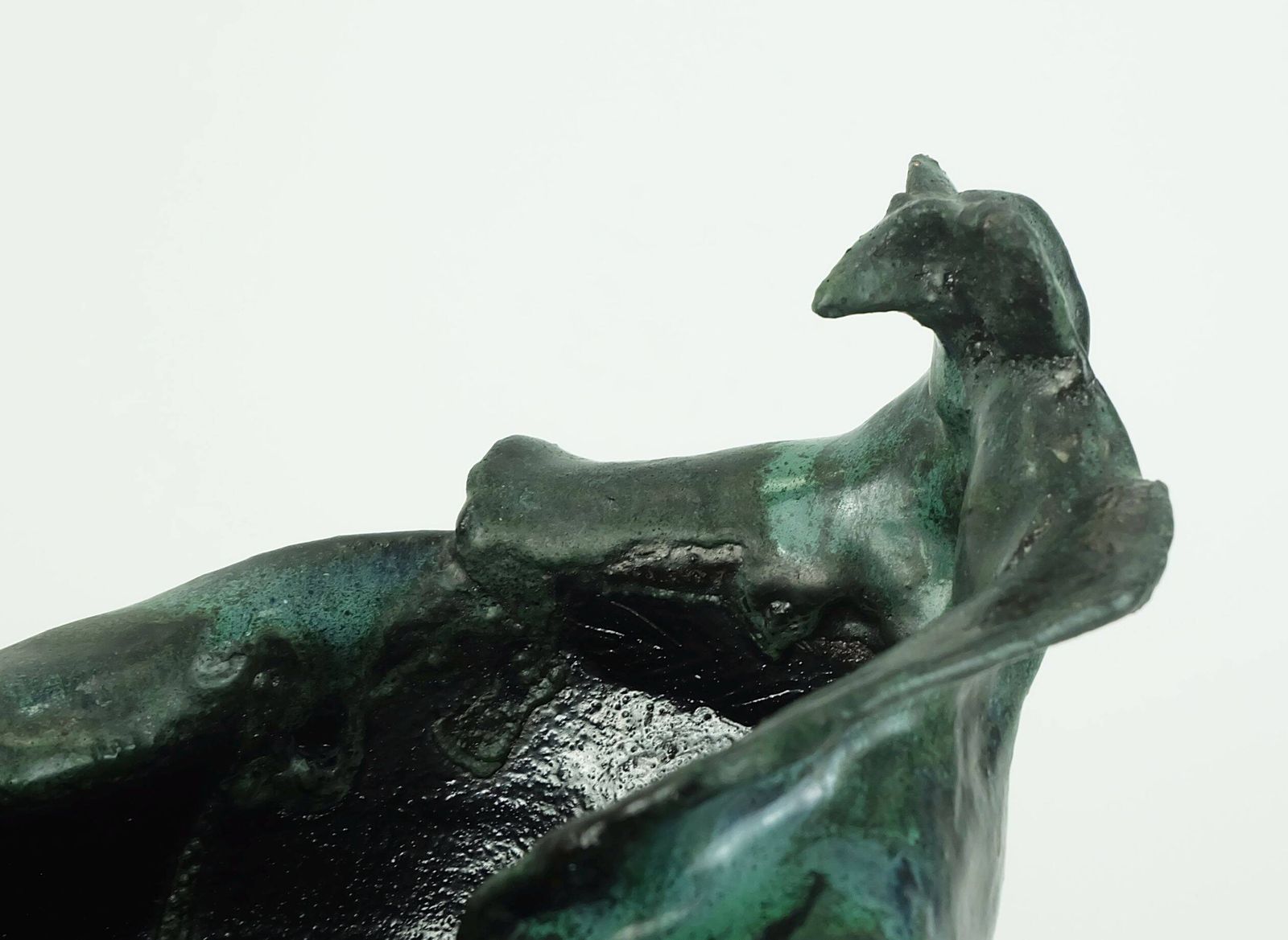 photo for sale Modern Danish Ceramic Bowl Vase, Conny Walther Workshop Pottery, Denmark, 60s 70s