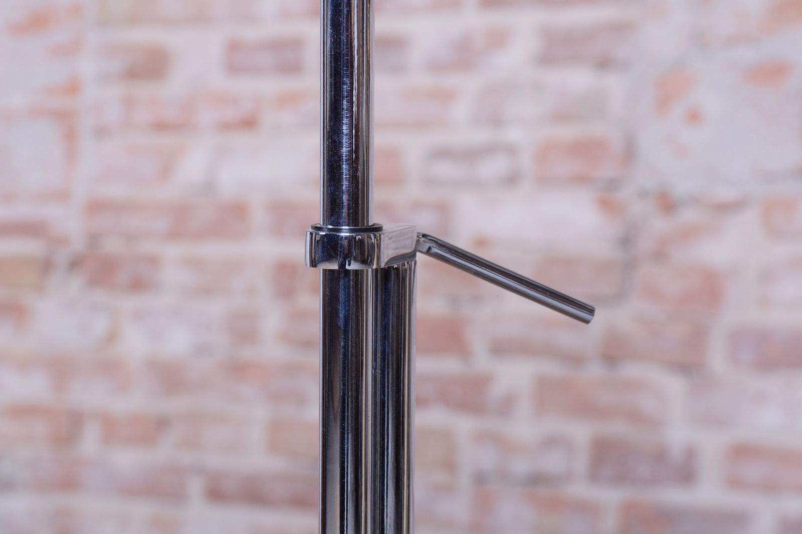Original Mid Century Floor Lamp, By G. Teixido, Chrome, Coton, Italy, 1990s photo 550.0