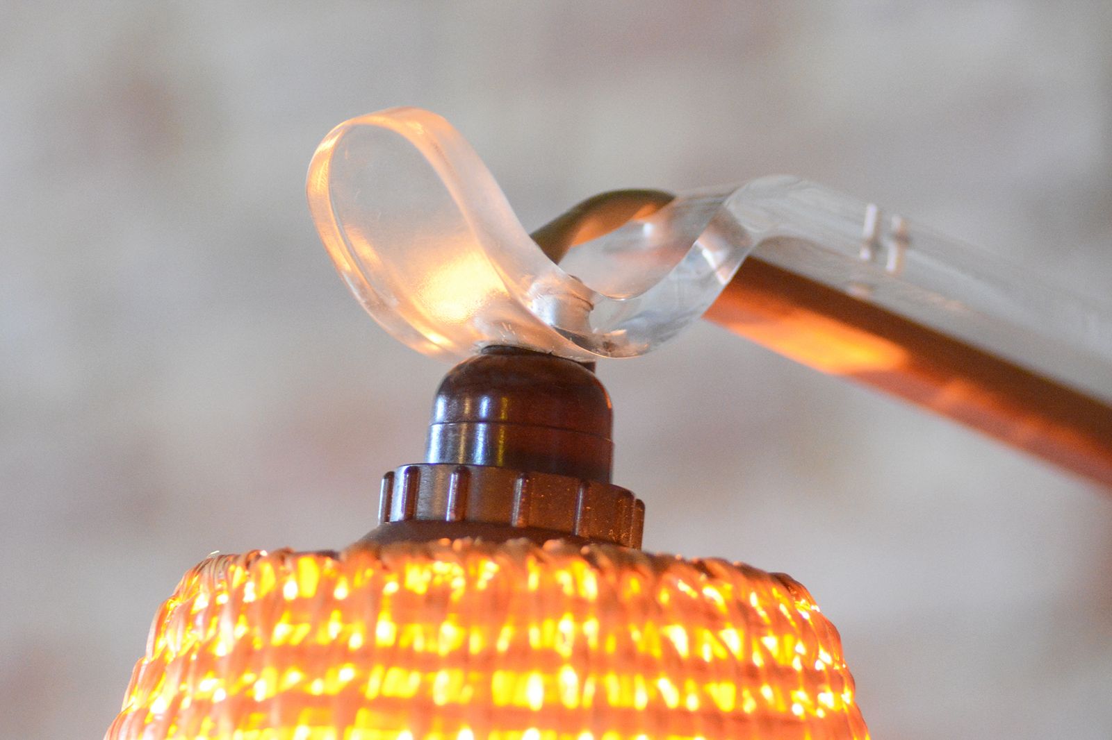 1100.0 Restored Mid Century Floor Lamp, By Krásná Jizba, Beech, Rattan, Czech, 1950s photo