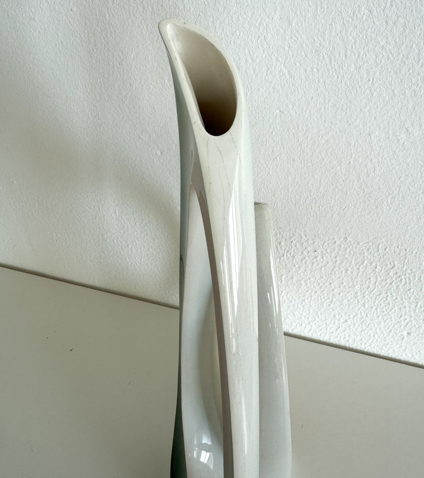 1099.0 Italian Midcentury Sculptural Ceramic Vase By Vibi Torino, 1950s photo