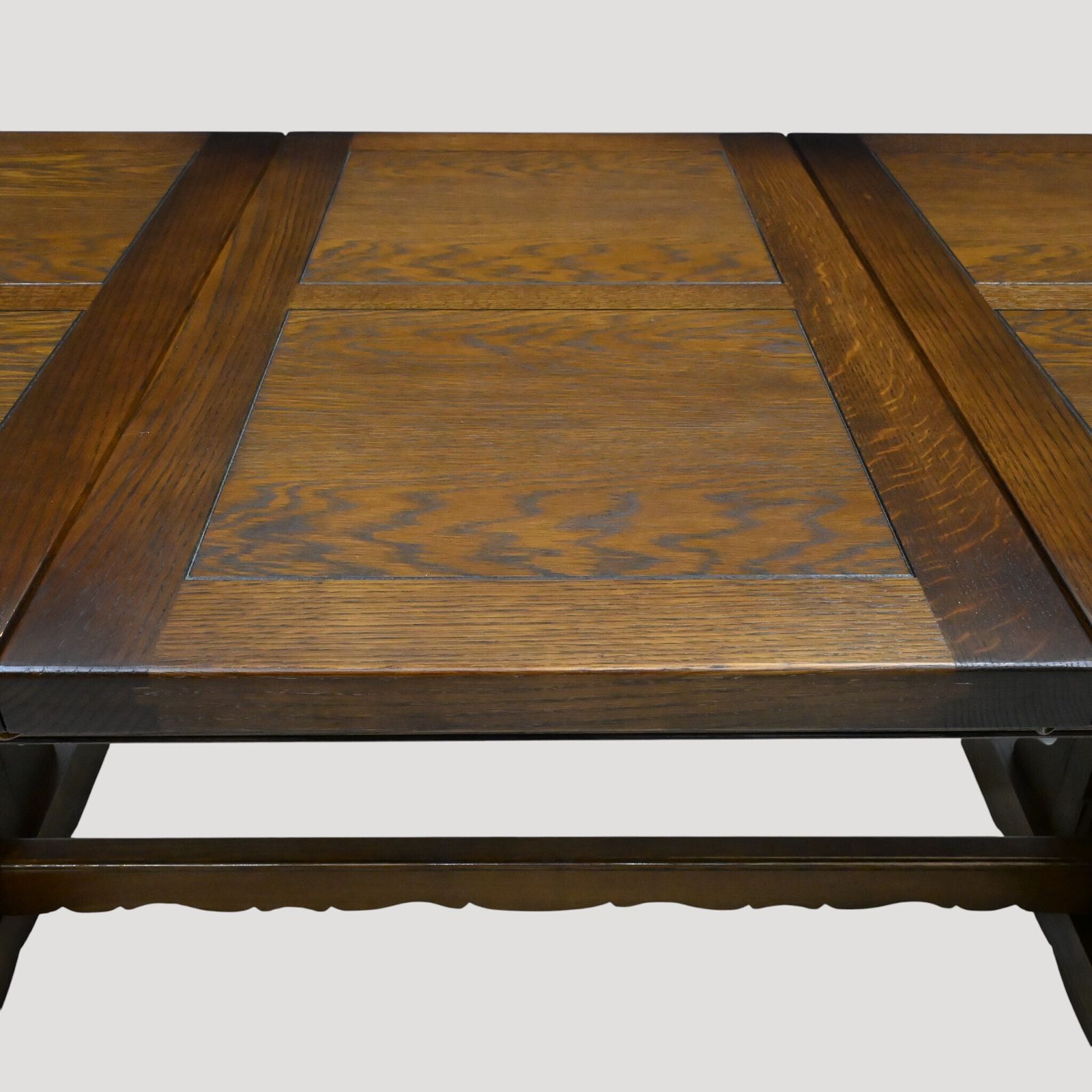 Old Charm Richmond Oak Extending Dining Table Light Oak Finish Free Uk Delivery photo vintage