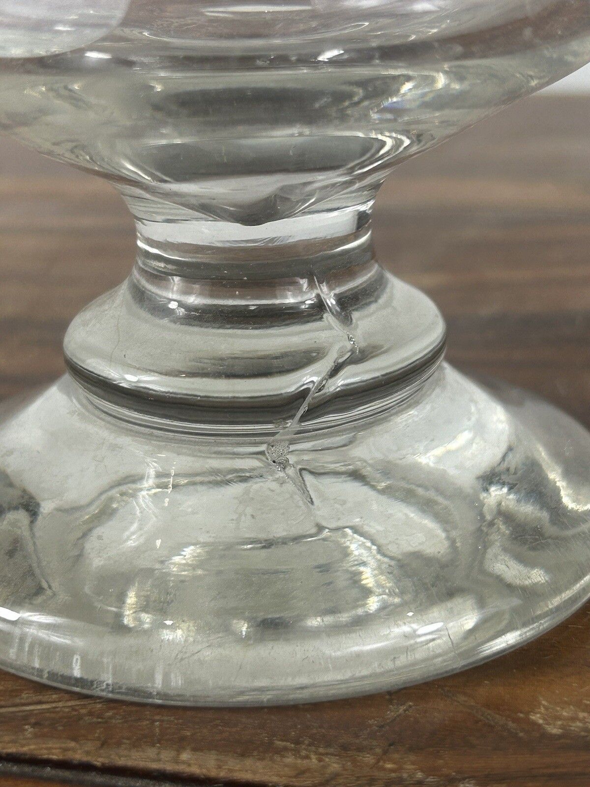 Antique 1880s Bohemian German Cut Glass Beer Stein 33cm Rare Collectible photo 140.0