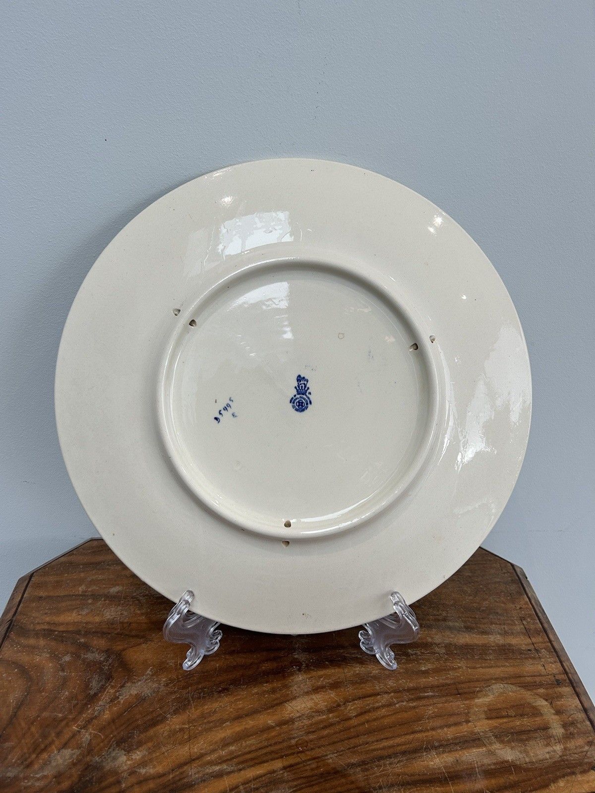 Antique Edwardian Royal Doulton “Pembroke Castle” 34cm Charger Plate photo vinterior