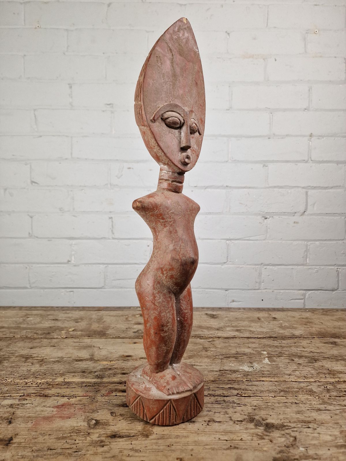 Fante Tribe Carved Fertility Figure, Ghana