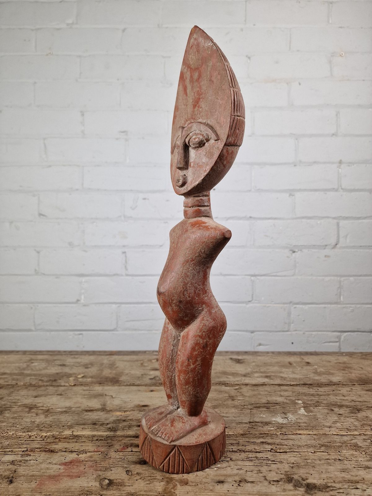 Fante Tribe Carved Fertility Figure, Ghana photo furniture