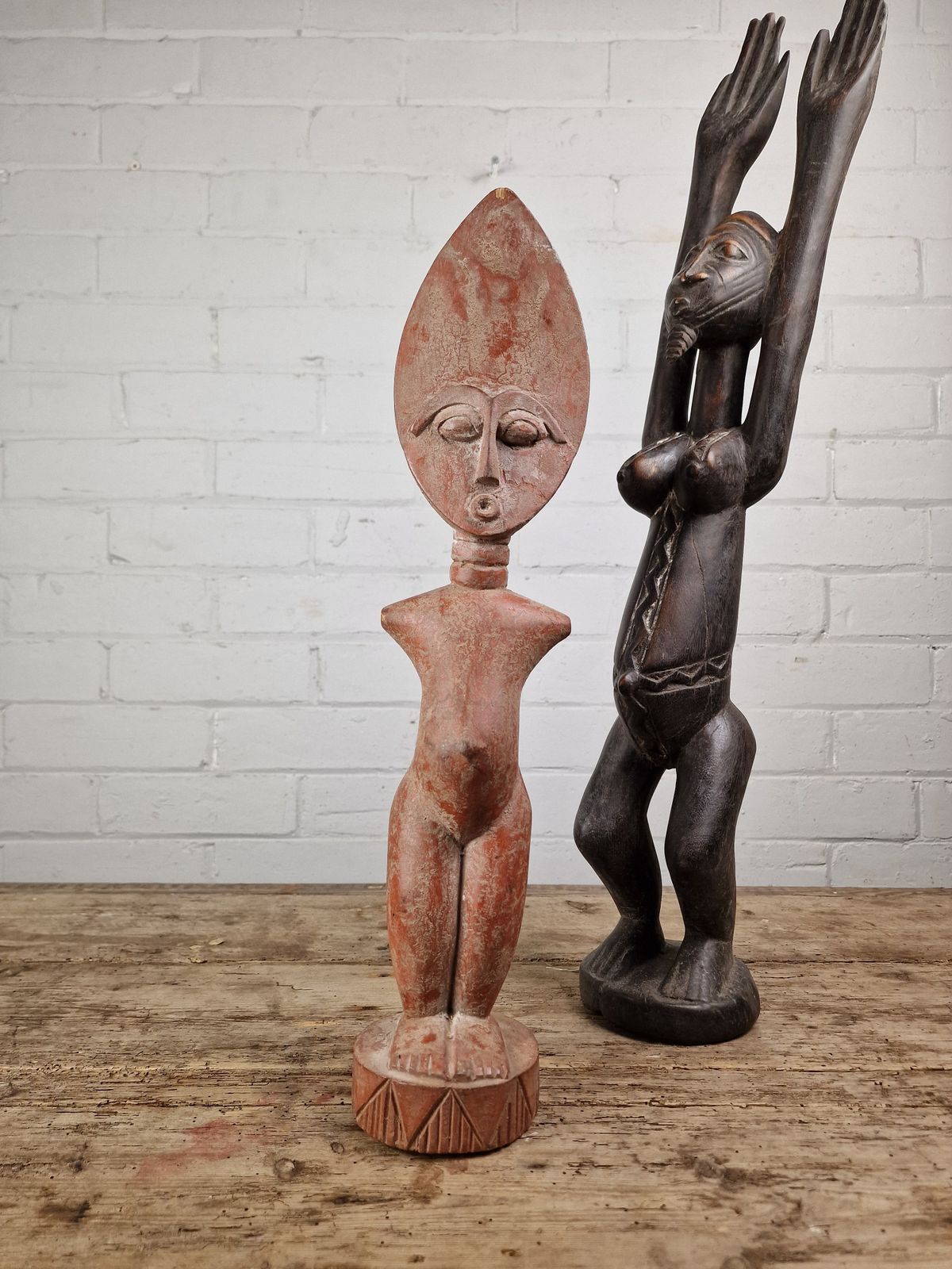 Fante Tribe Carved Fertility Figure, Ghana photo Art