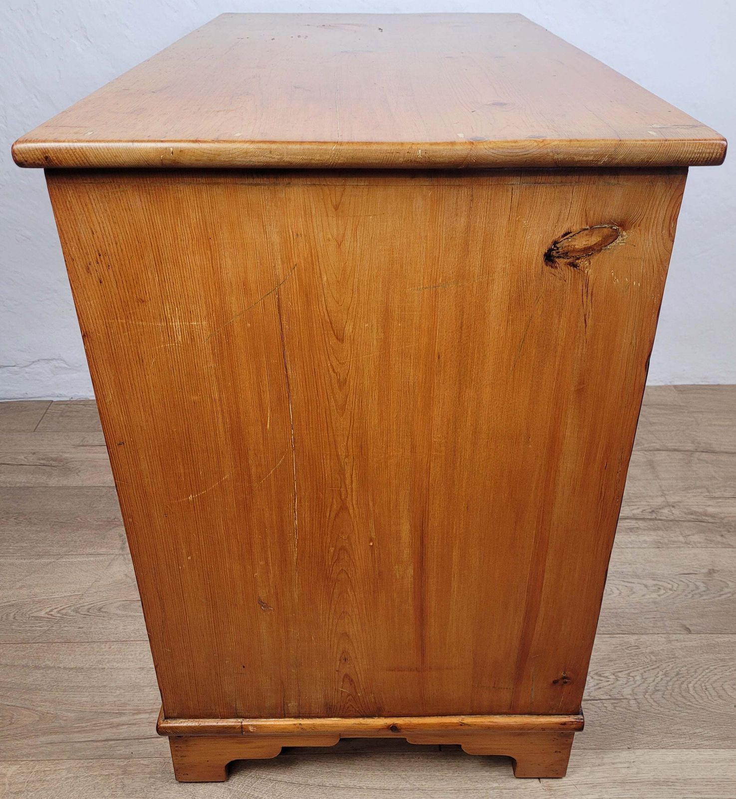 Furniture Victorian Chest Of Drawers Pine 3 Drawer Drop Handles 19th C Delivery Available photo