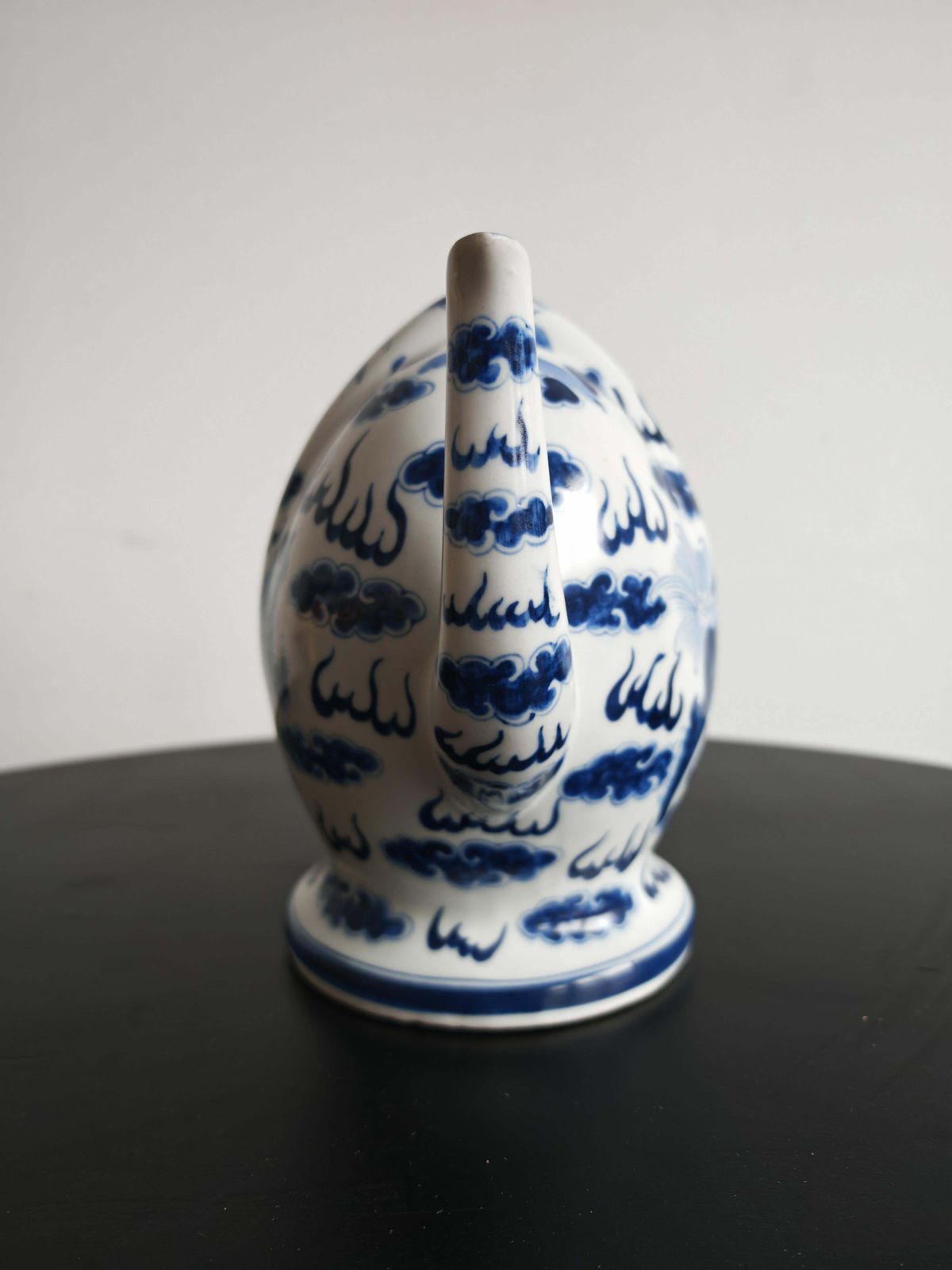 Antique Blue And White Porcelain "Cadogan" Teapot, Guangxu Period, China 19th C. photo Home Decor