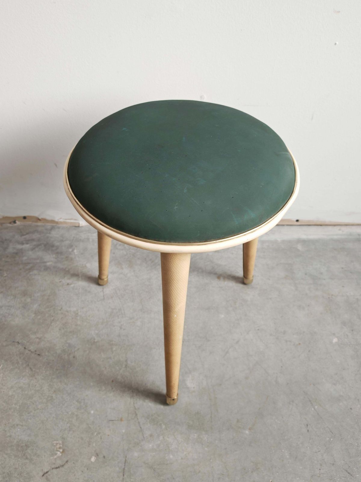 Pair Of Mid Century Modern Stools By Umberto Mascagni, Italy 1950s photo for sale