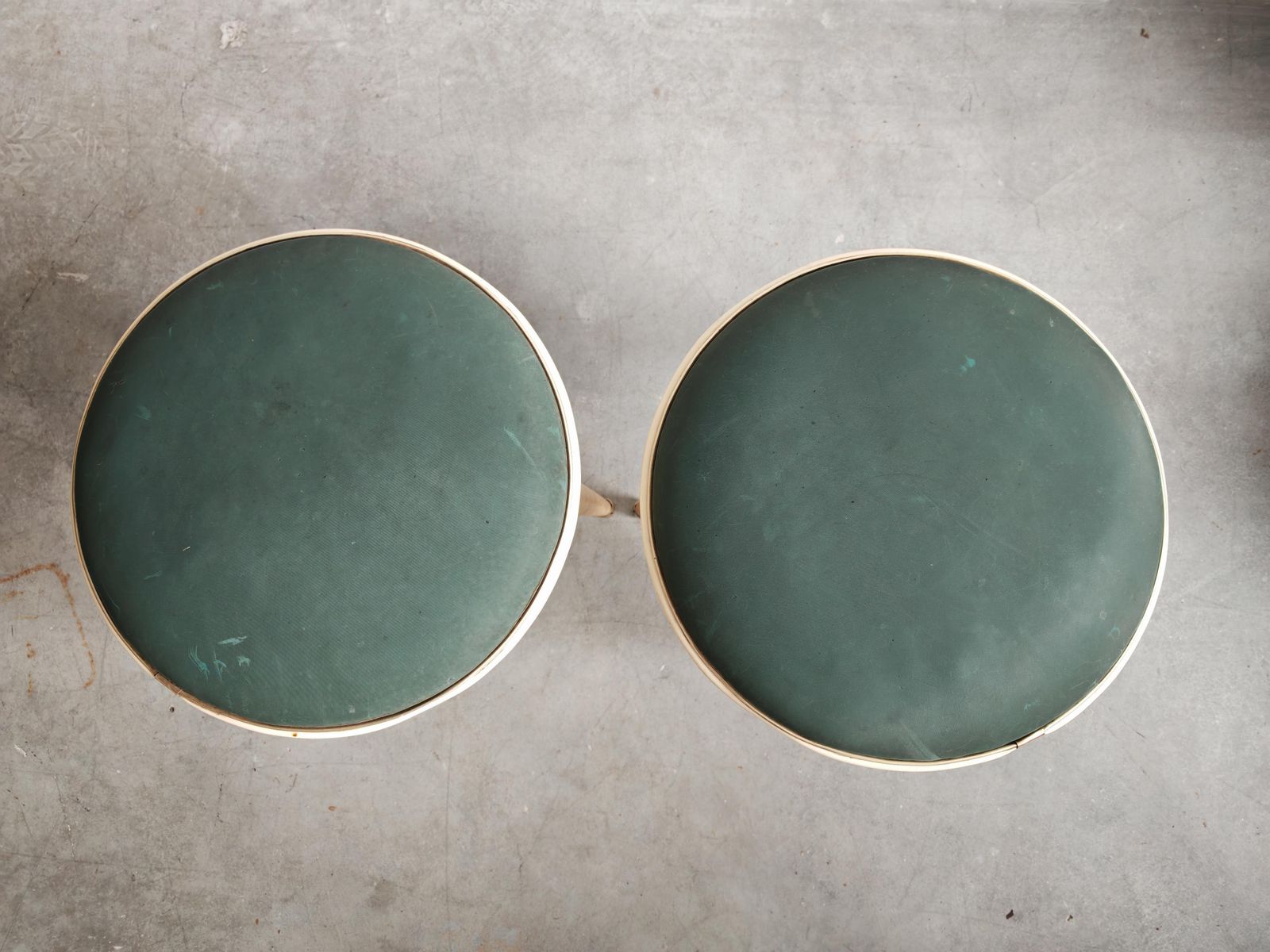 Pair Of Mid Century Modern Stools By Umberto Mascagni, Italy 1950s photo vinterior