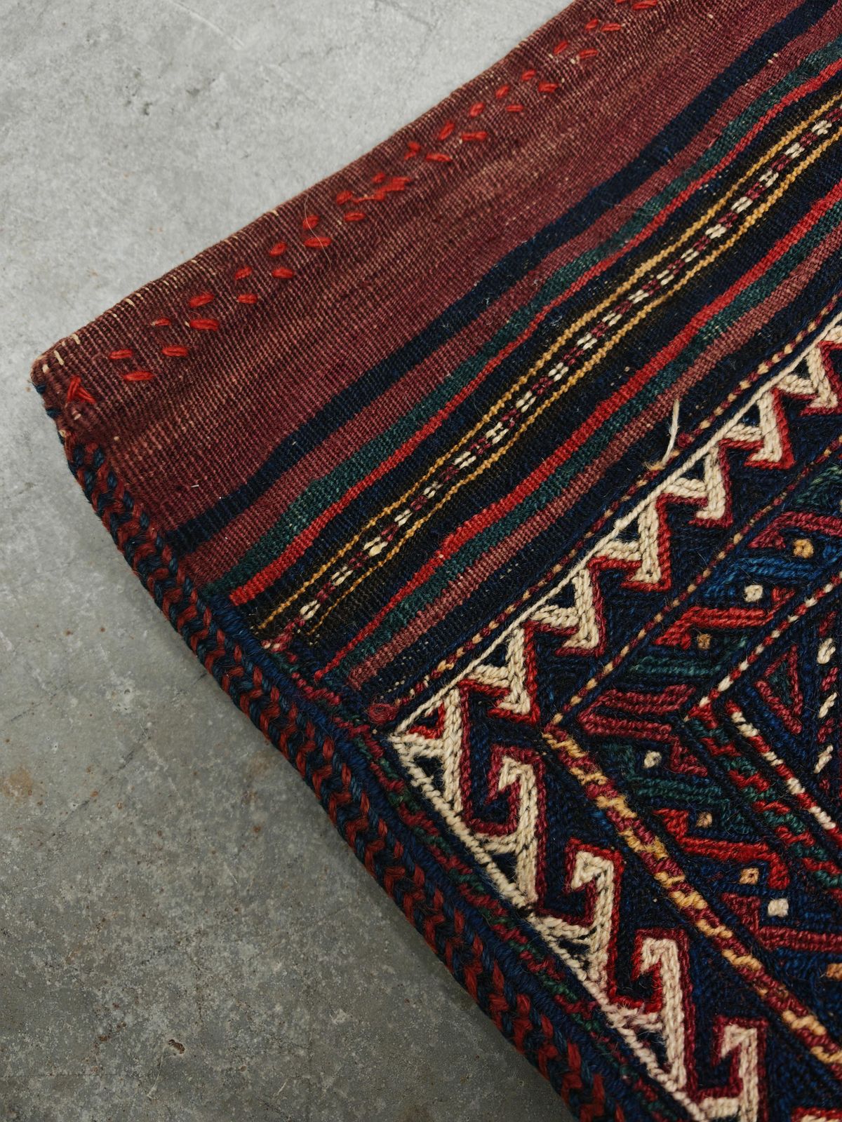 Vintage Hand Woven Kurdish Gouchan Chuval Or A Floor Pillow Bag/Case photo Textiles