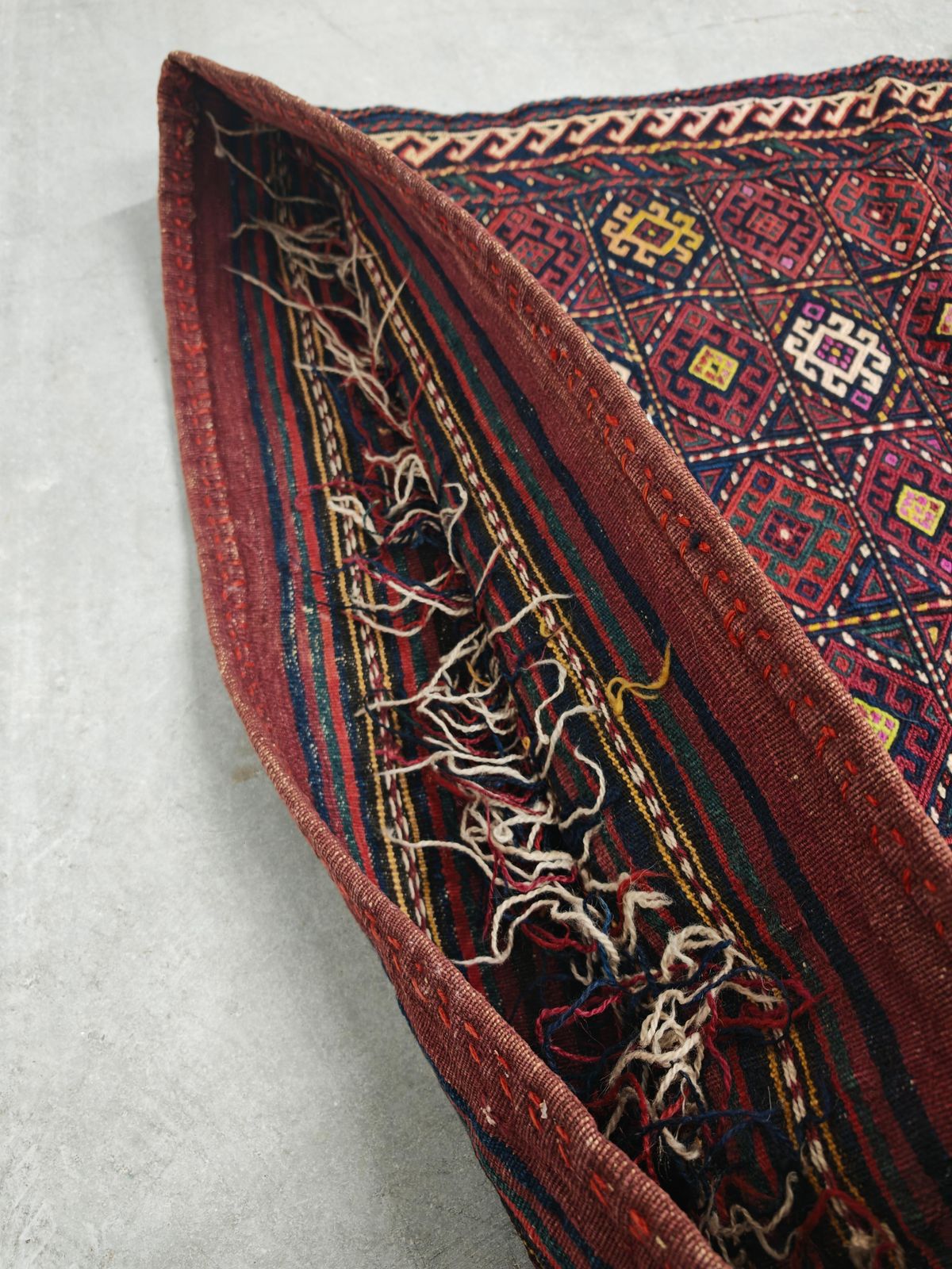photo for sale Vintage Hand Woven Kurdish Gouchan Chuval Or A Floor Pillow Bag/Case