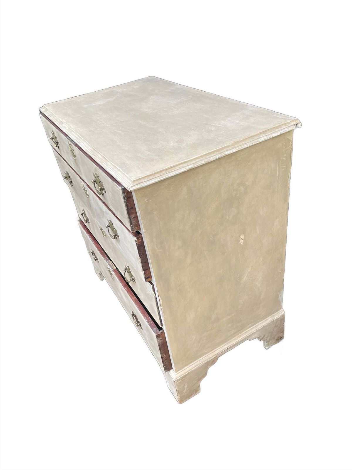 Rare 19th Century Edwards & Roberts Painted Chest Of Drawers photo vintage