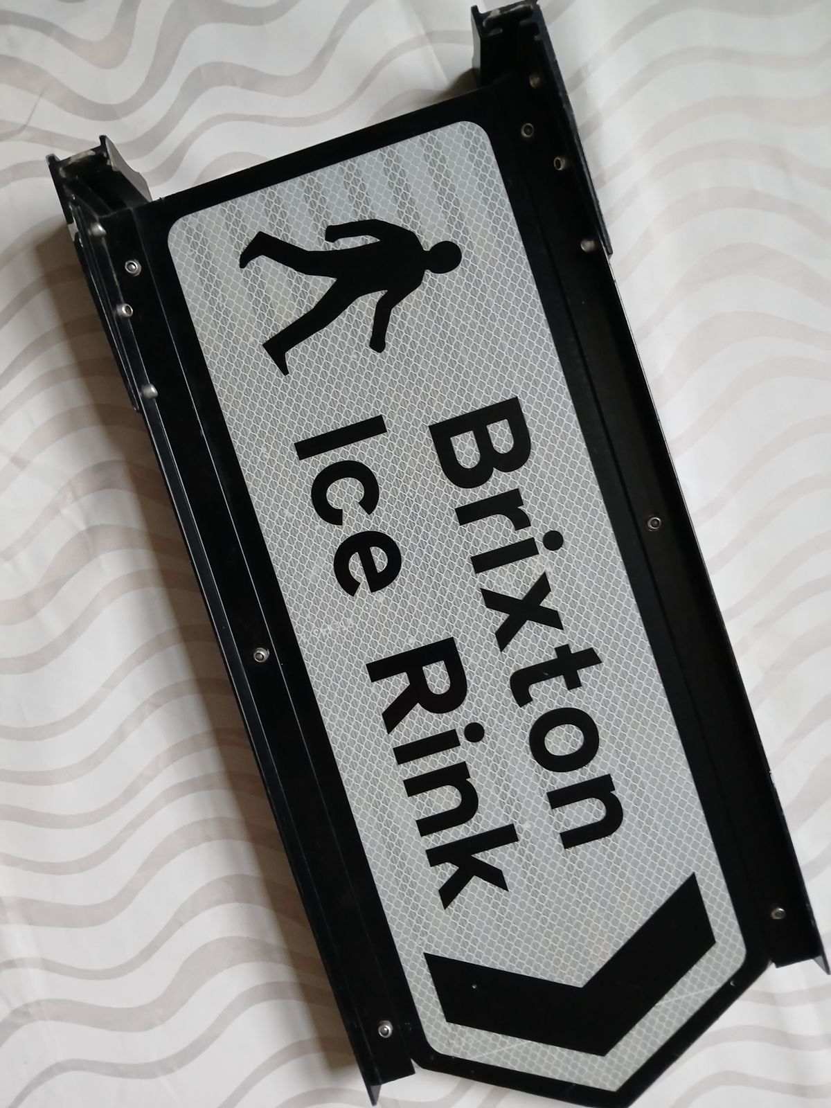 Brixton Ice Rink Street Sign photo furniture
