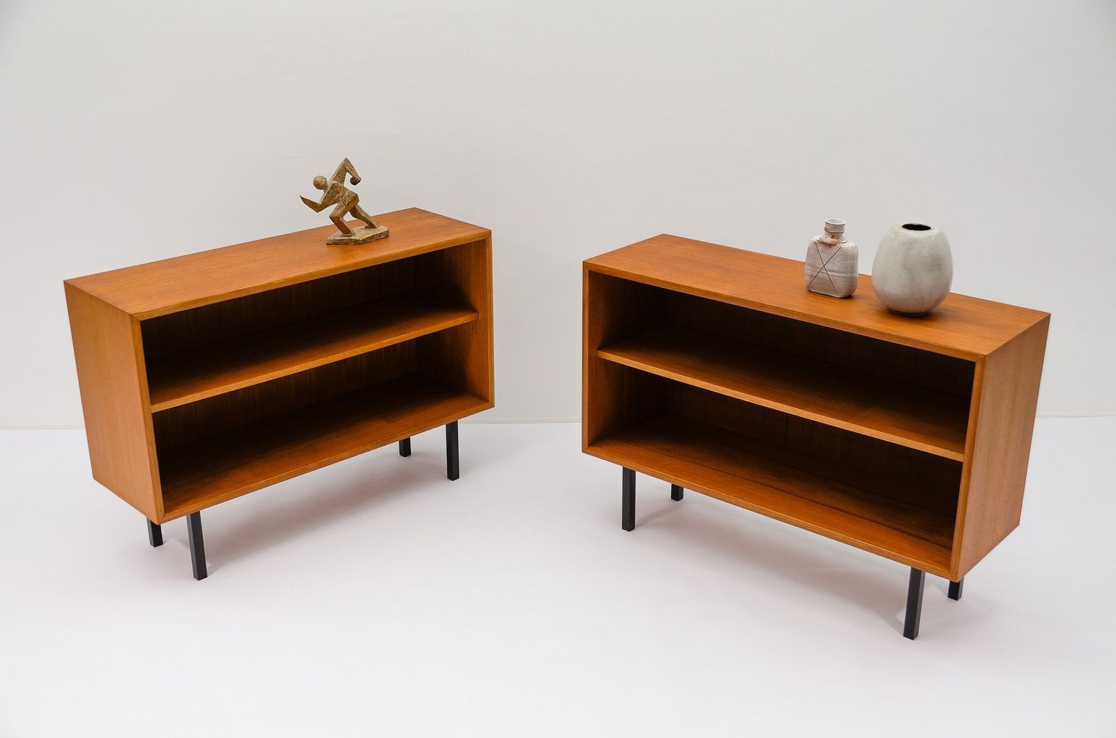 Danish Teak Bookshelves, 1960s, Set Of 2 photo Furniture