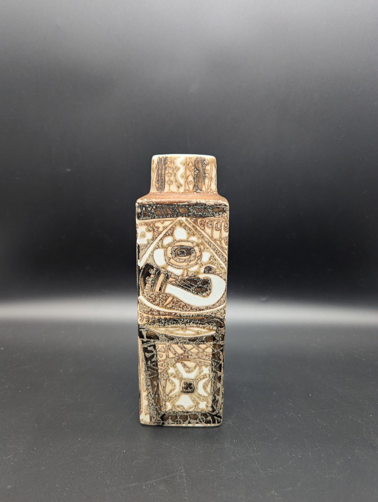 Royal Copenhagen Baca Faience Vase — Nils Thorsson — Shape 719/3257 — C.1967–69