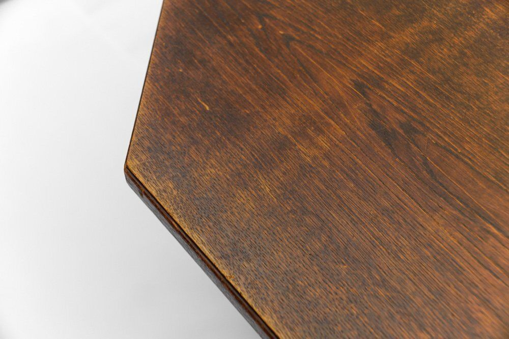 Furniture Art Deco Wooden Table, Germany, 1940s photo