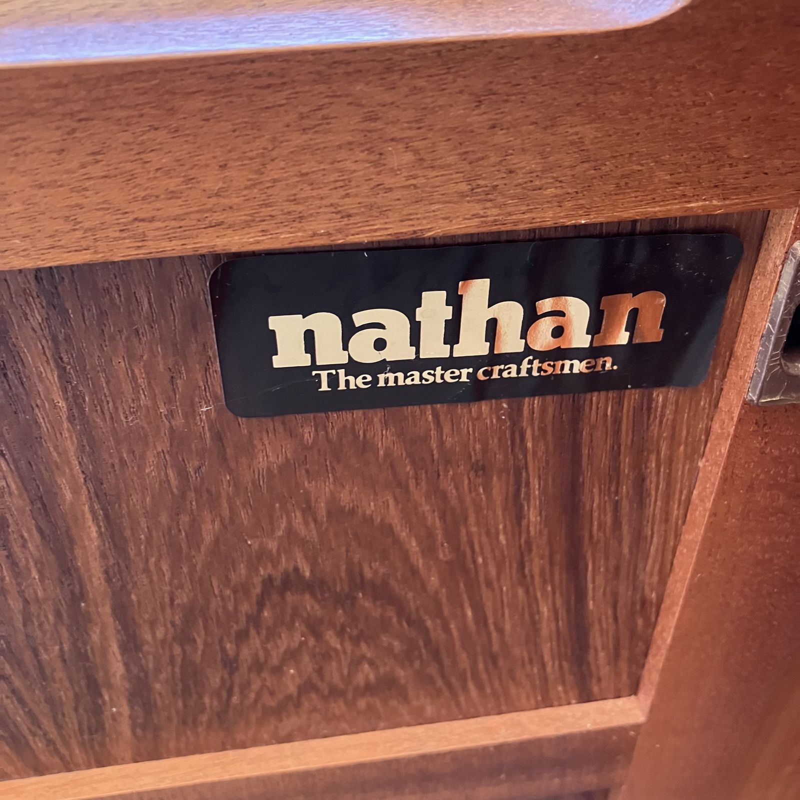 A Mid Century Nathan Teak Hifi Or Drinks Cabinet With Lift Up Top Made By Parker Knoll photo for sale