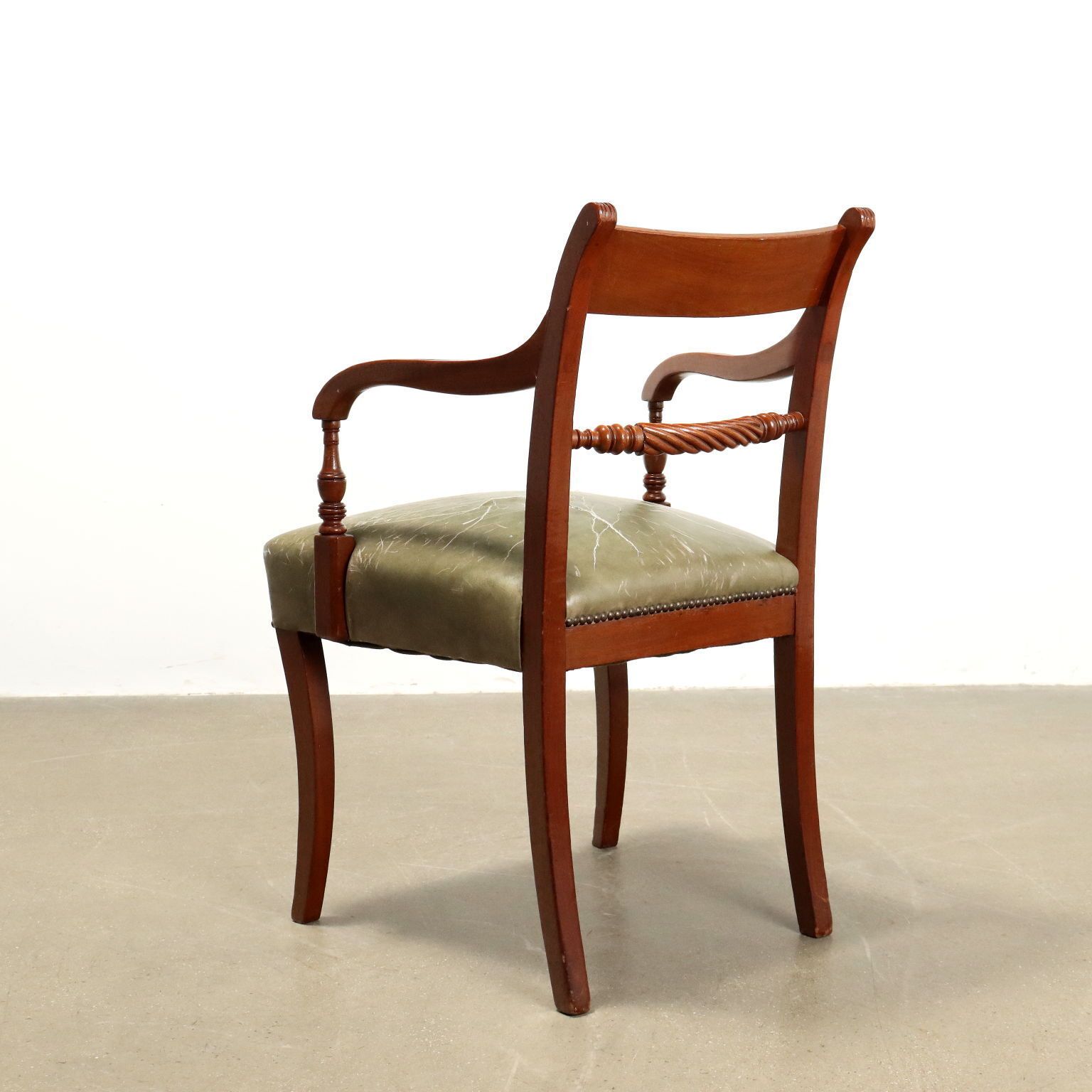 Regency Chair Mahogany Padded Seat United Kingdom '800 photo vintage