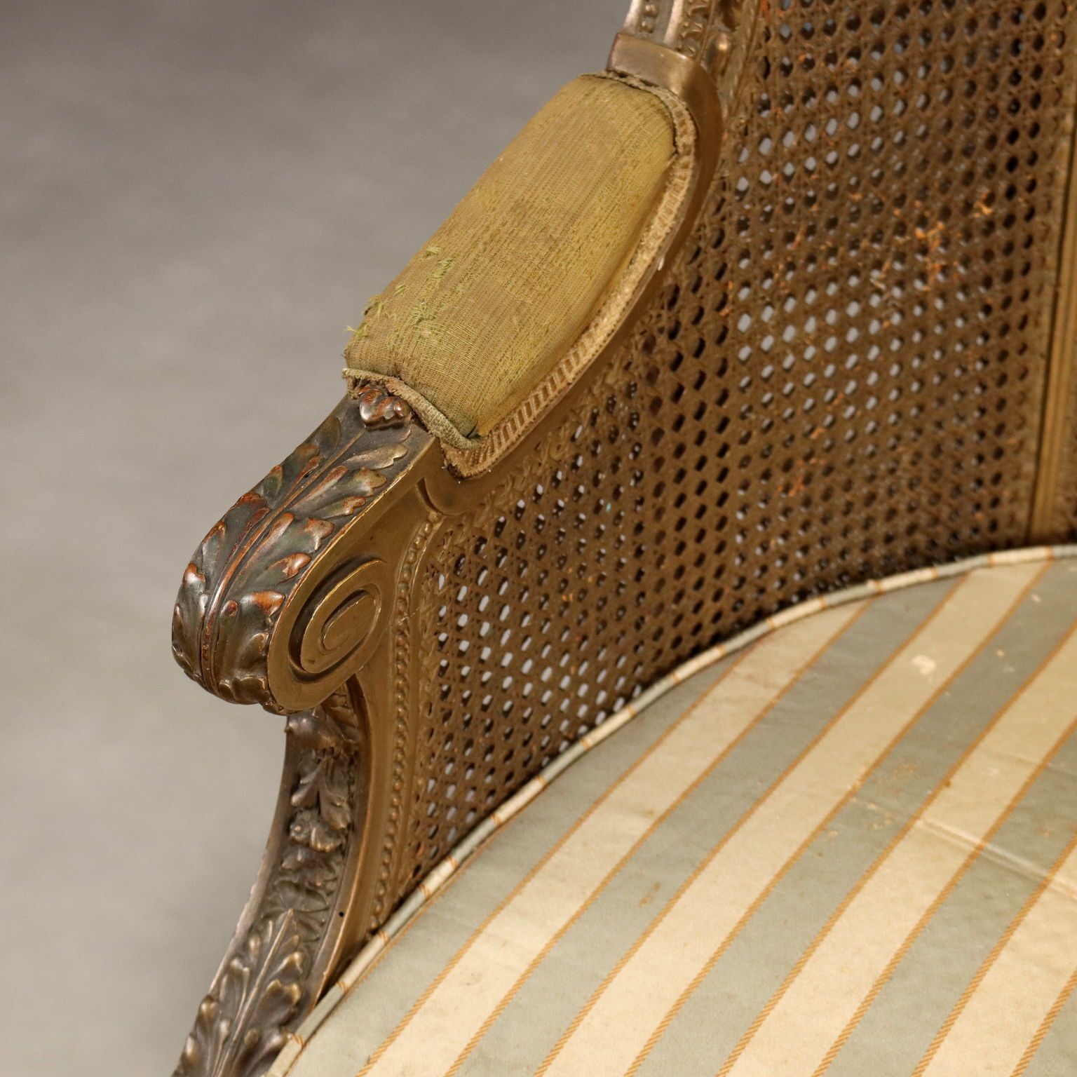 Armchair Neoclassical Style Vienna Straw XIX Century photo vinterior
