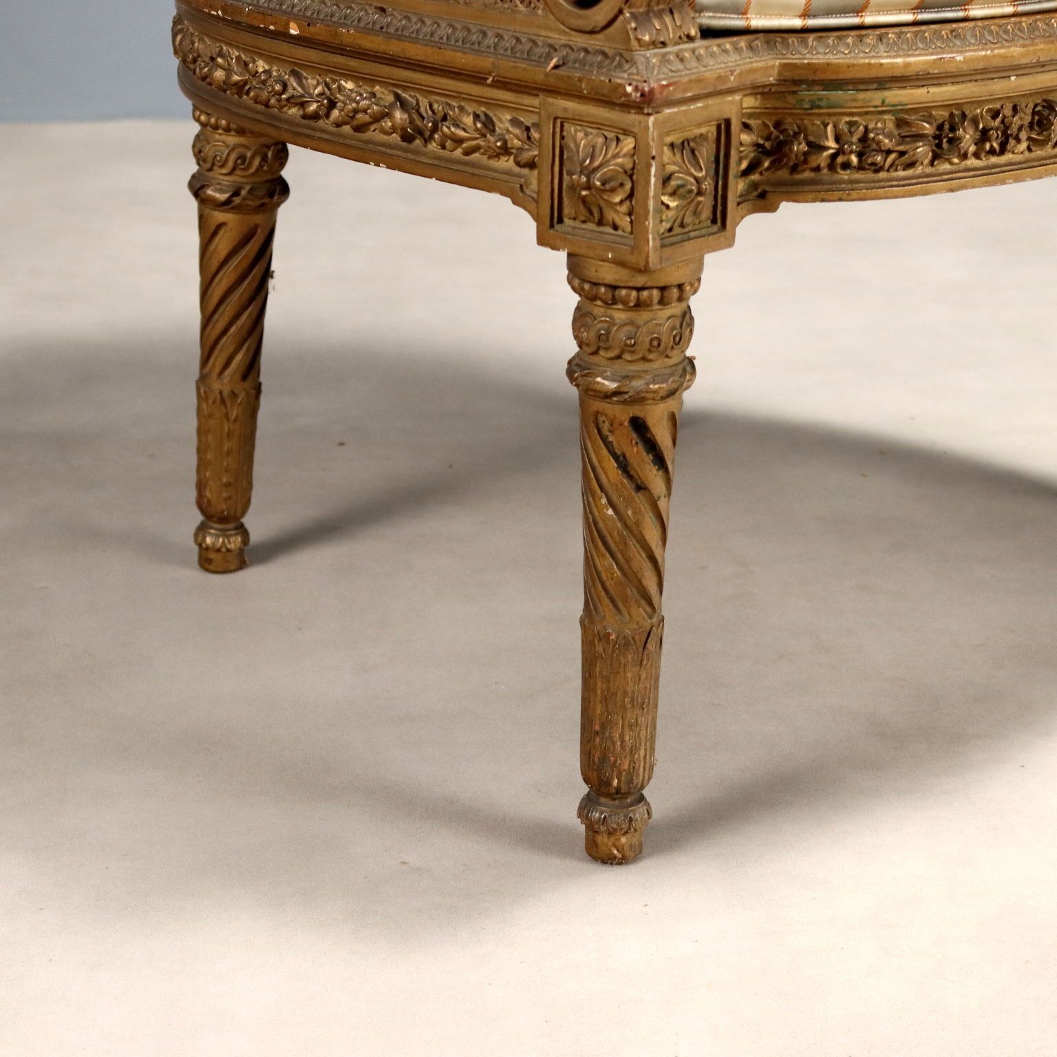 Armchair Neoclassical Style Vienna Straw XIX Century photo buy