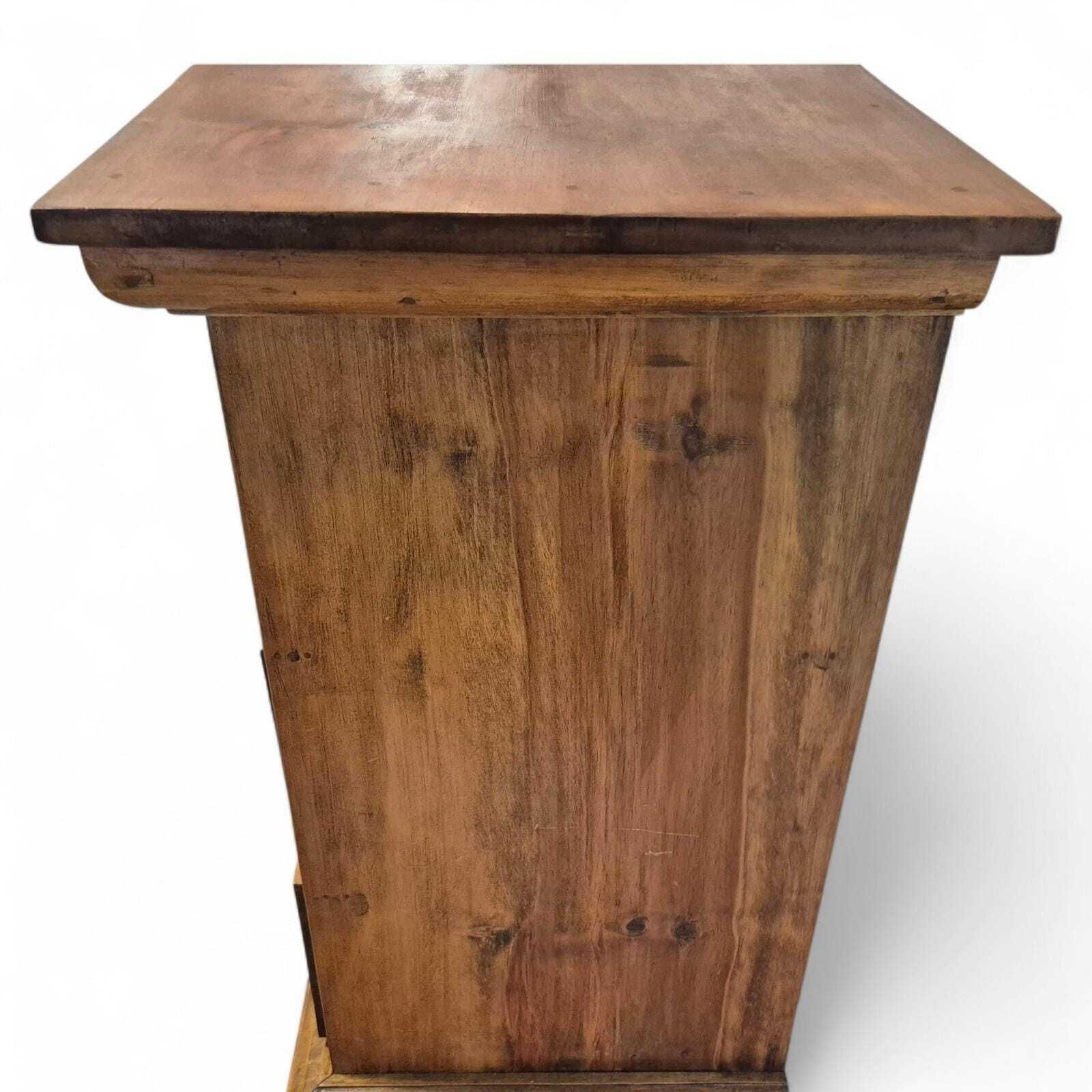photo for sale Antique Style Solid Sheesham Wood Chest Of Drawers – Rustic Farmhouse Storage – Country Cottage Furniture