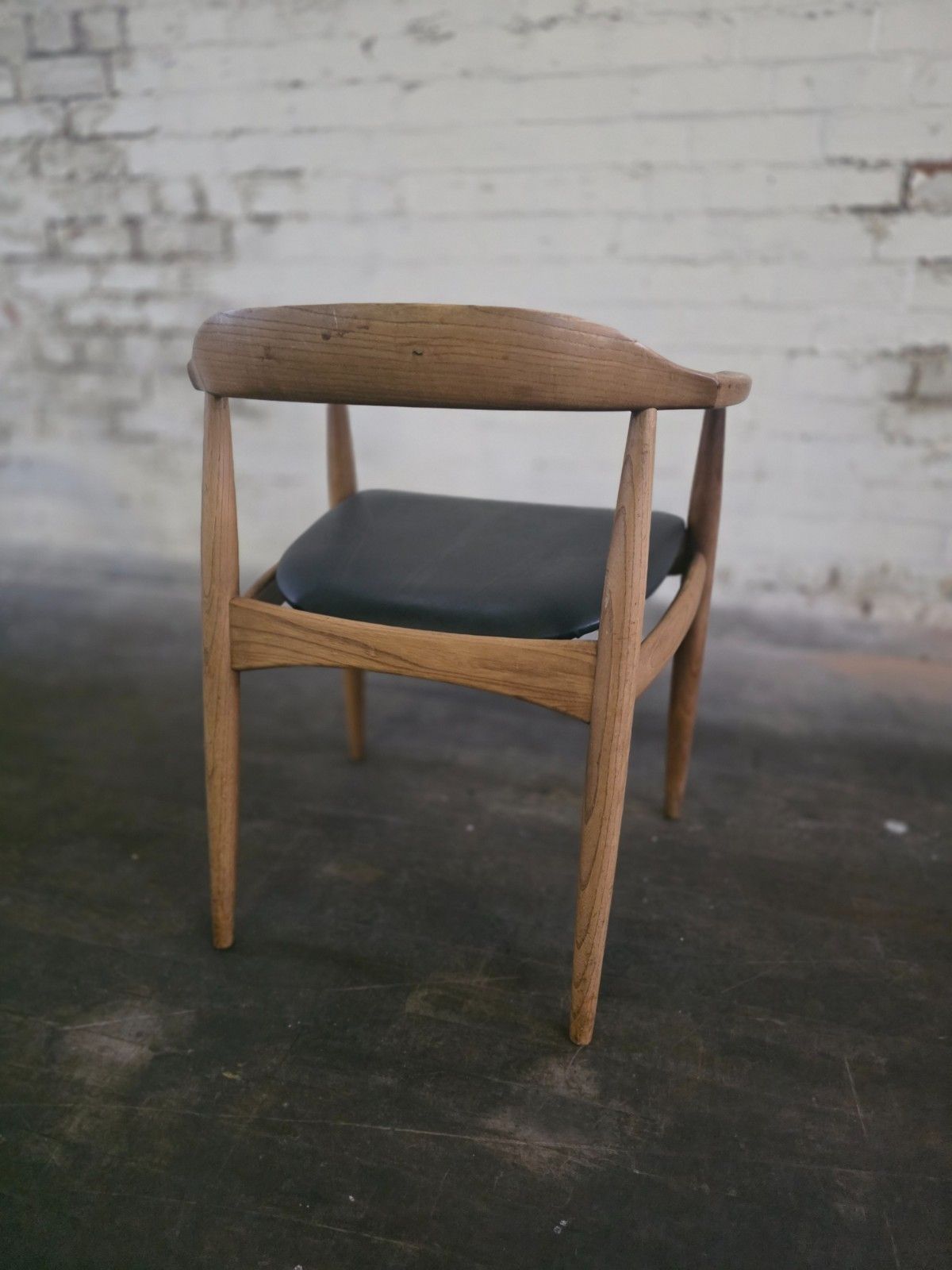 1550.0 Set Of 4 Danish Teak Mid Century Elbow Chairs photo