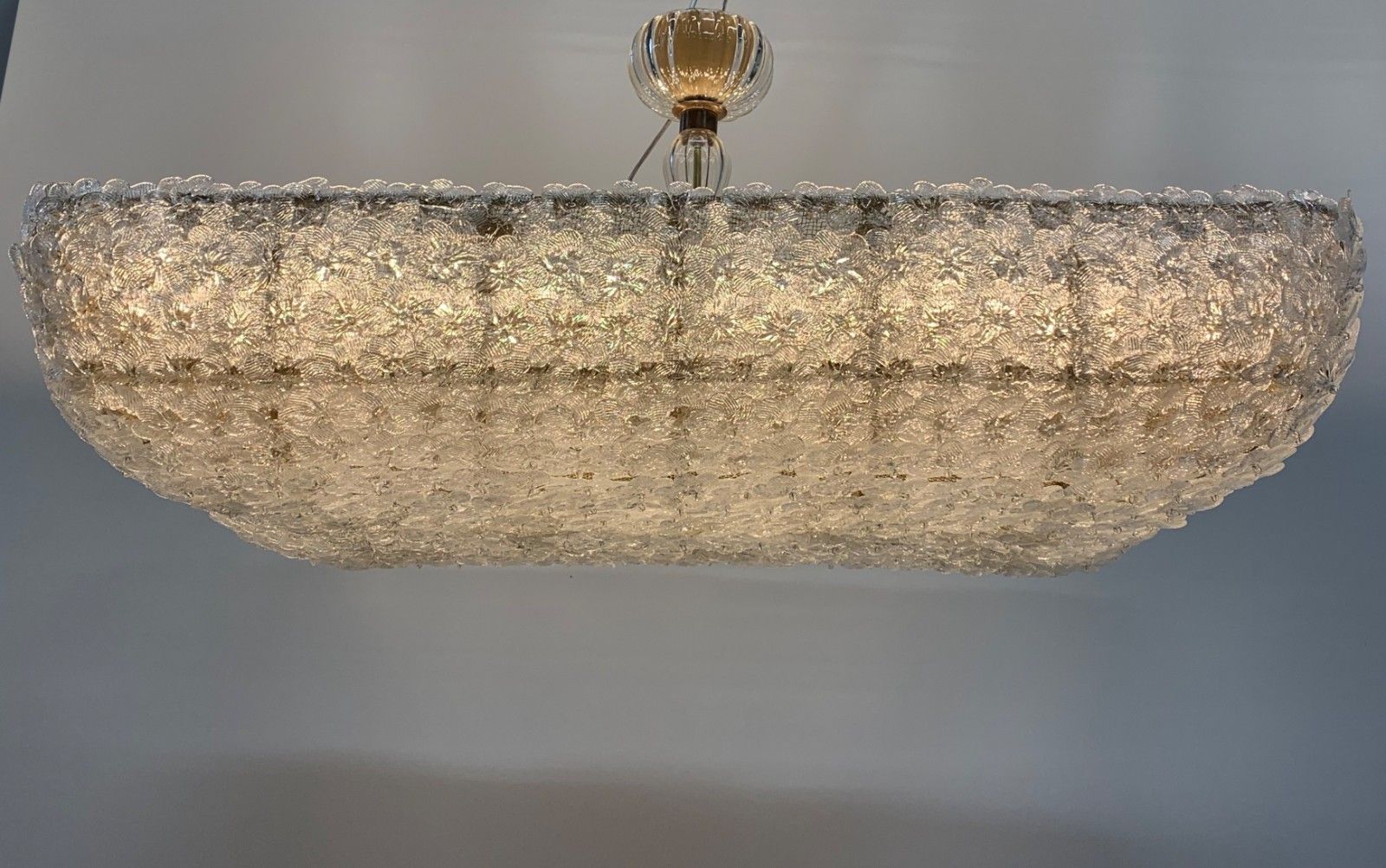 Chandelier Created By Enrico Neri&C.Snc With Murano Flowers Made In Italy photo furniture