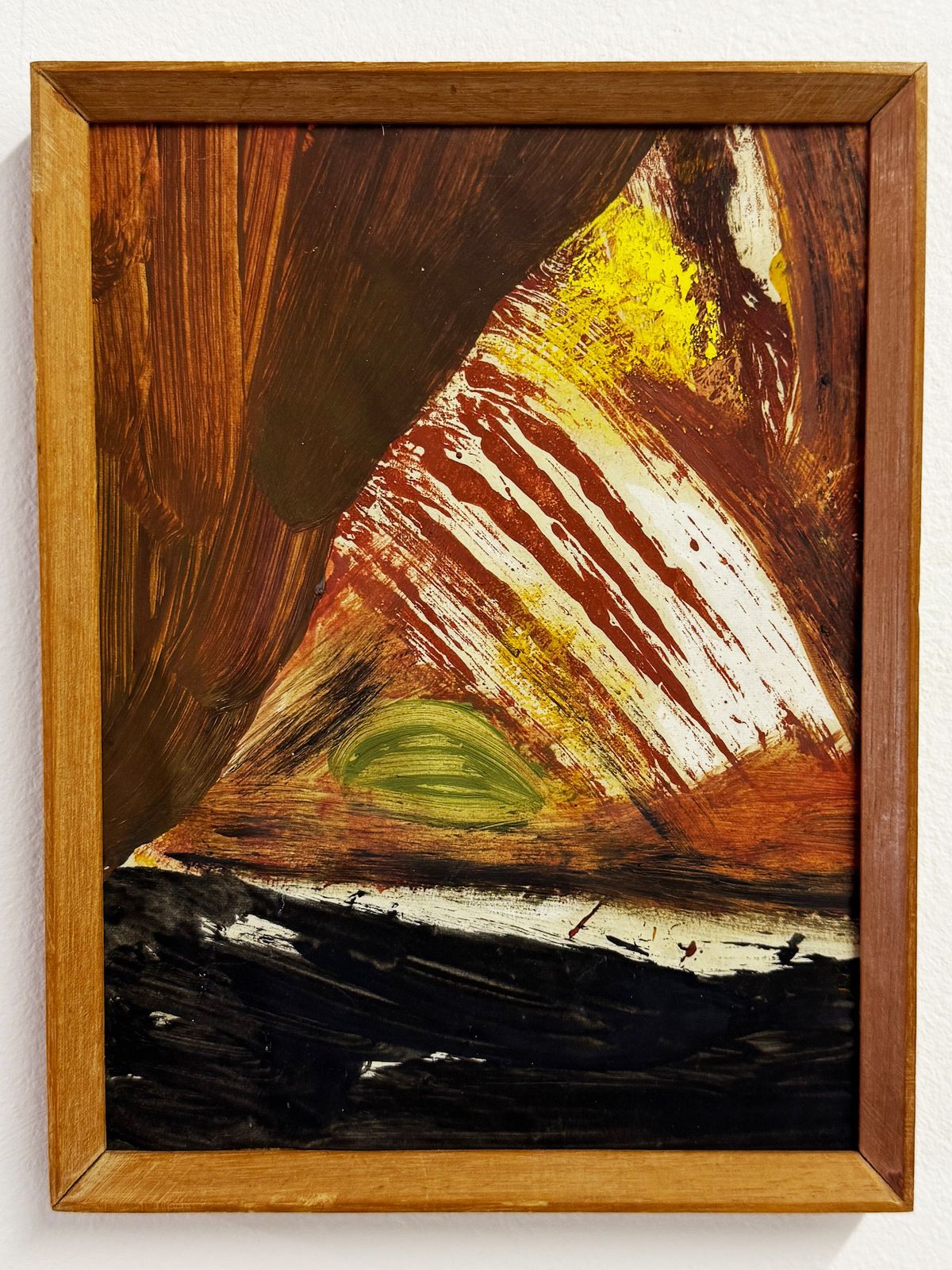 Dorothea Allen Expressionist Abstract Modernist Painting Framed Mid Century 1972