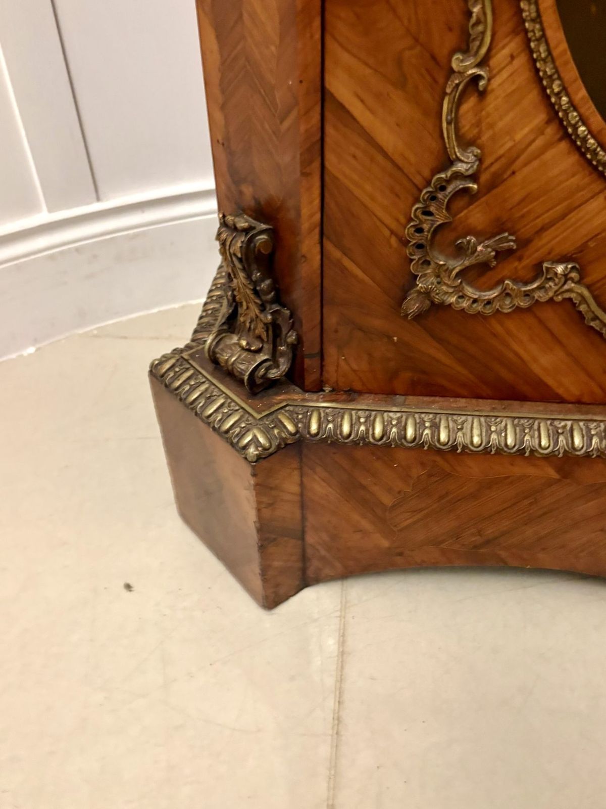 Exceptional Quality Antique French Louis XVI Style Marble Top Side Cabinet photo buy
