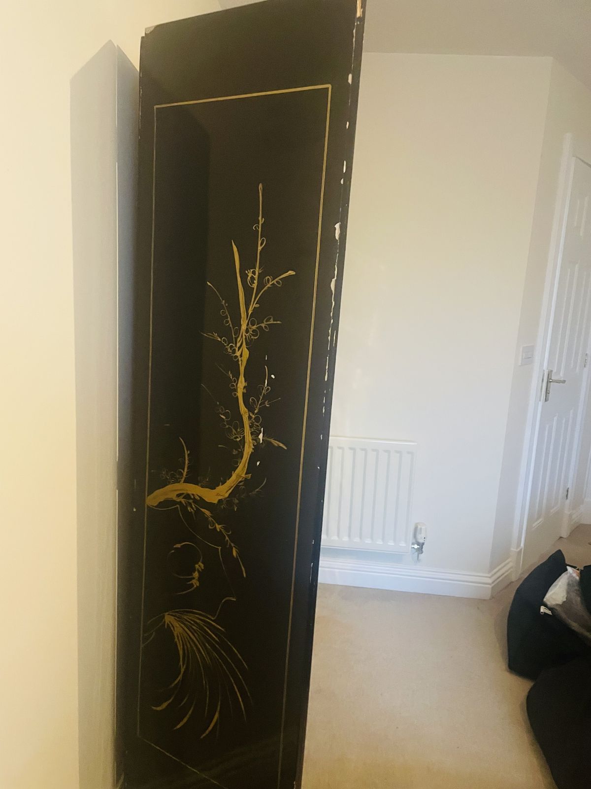 East Asia Room Divider   Black Gold Mother Of Pearl photo 800.0