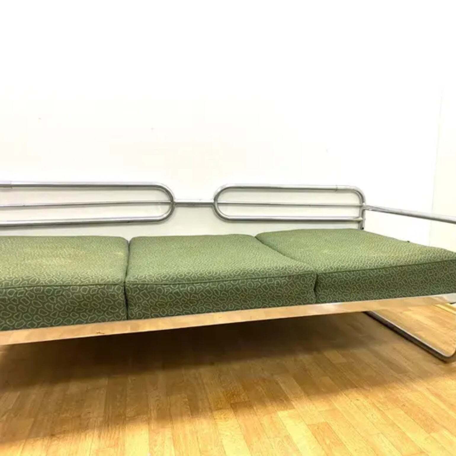 Bauhaus Chromen Sofa Van Slezák, Tsjecho Slowakije, Jaren 1930 photo furniture