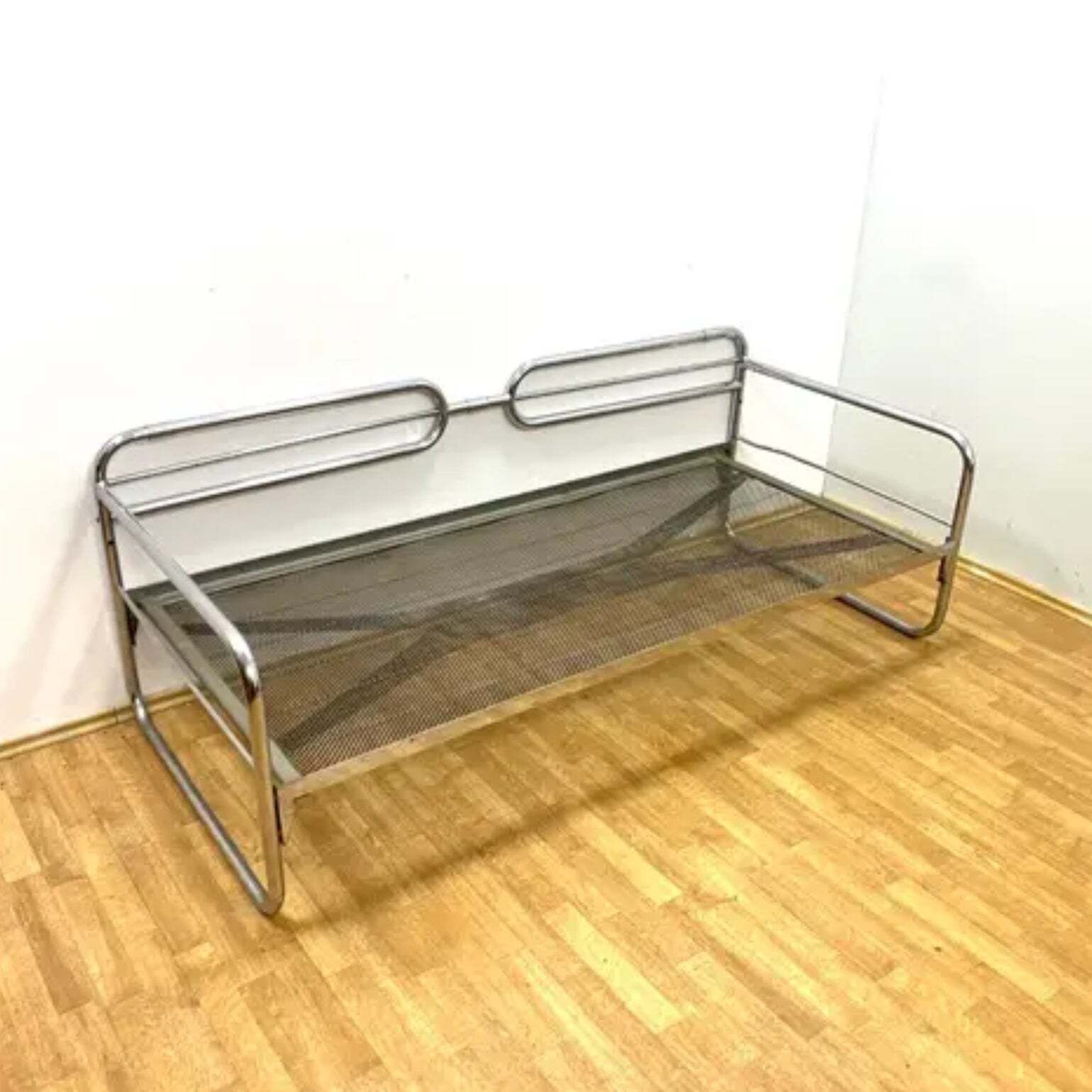 Bauhaus Chromen Sofa Van Slezák, Tsjecho Slowakije, Jaren 1930 photo 765.0